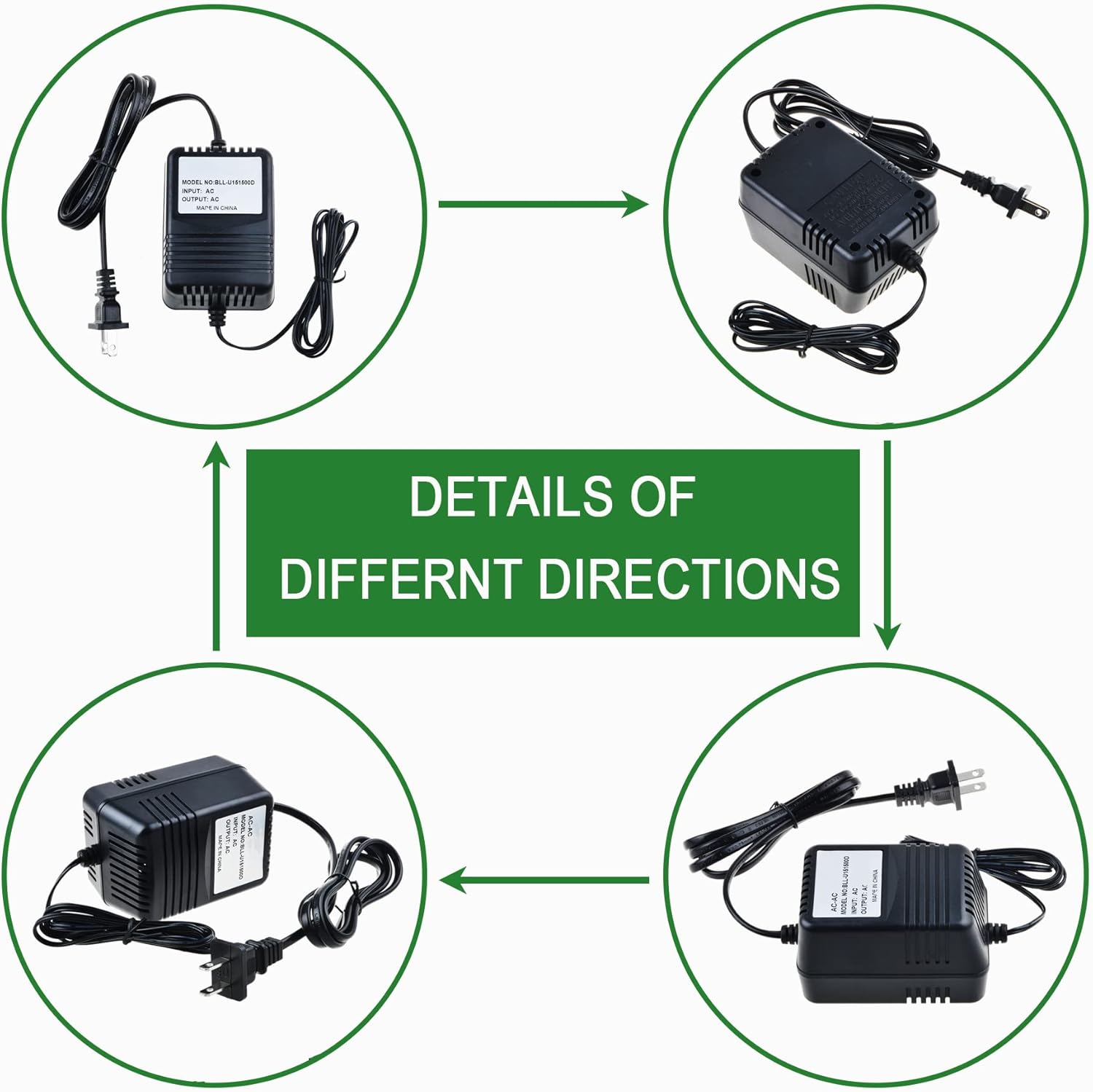 9V 1A AC-AC Adapter for Alesis 3630 Compressor A30910C Power Charger