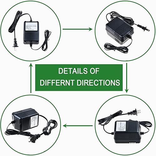 Miniatura 2 de Adaptador AC/CA de 12 V 1 A para modelo AD-1201000AU-1 P/N: GJE-AC41-322 12 VAC 1000 mA enchufe clase 2 cable de fuente de alimentación de