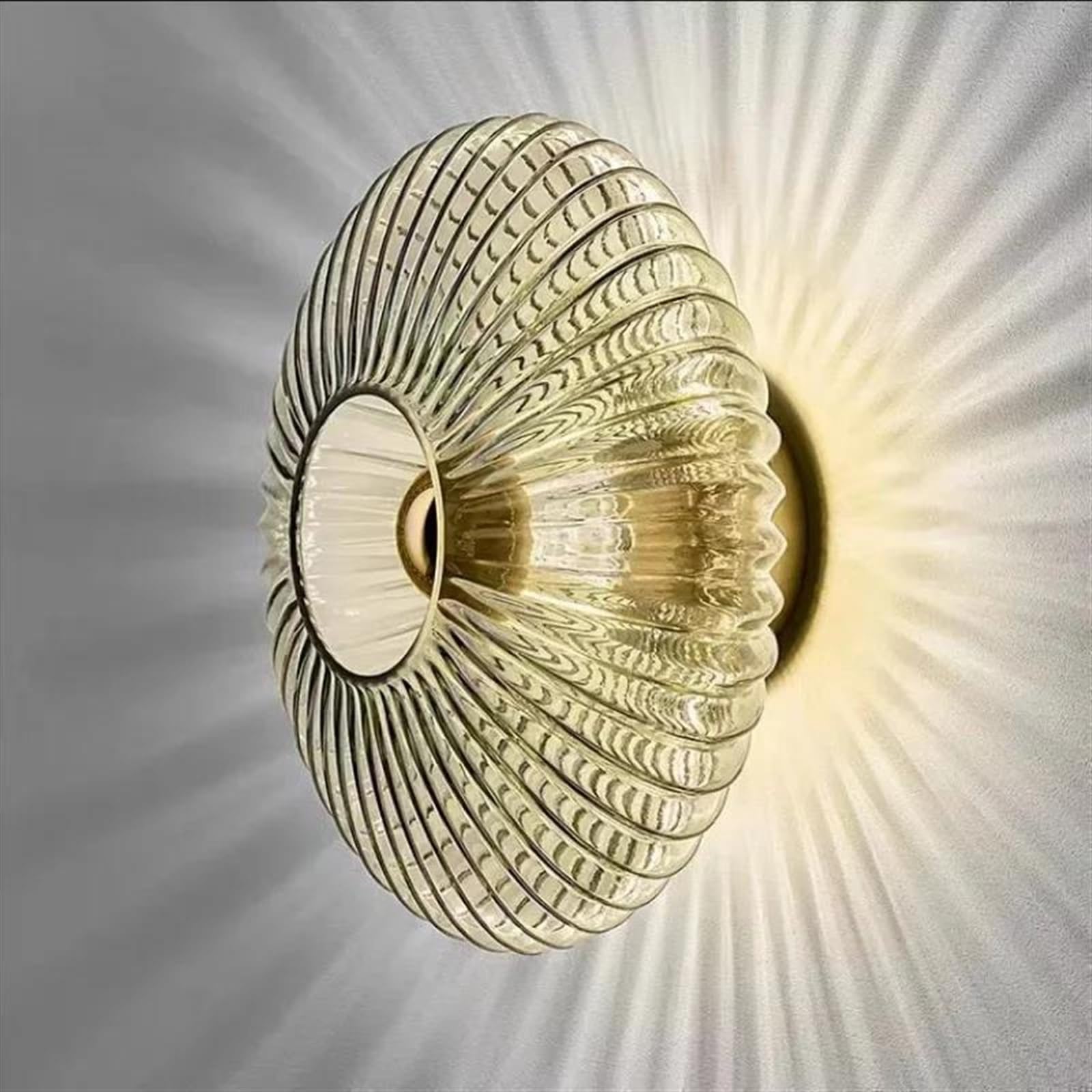 SMCCYYSD Simple Modern Glass Wall Sconce Light Fixture for Home Decor Ideal Hallways Stairs and Dining Rooms