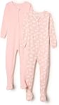 Amazon Essentials Unisex-Baby Aeub40667Tight Fit Cotton Footed Pajama (2 Pack)