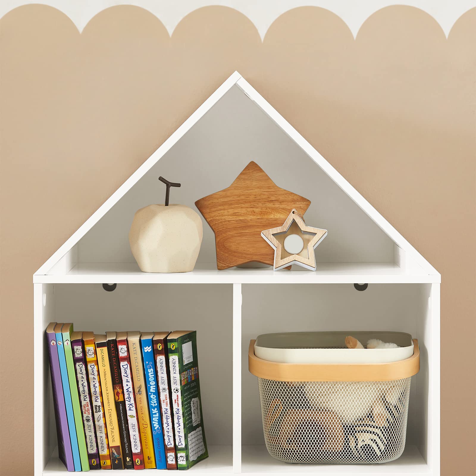 SoBuy Librería Infantil con Puertas Soporta hasta 70kg 60x30x103cm