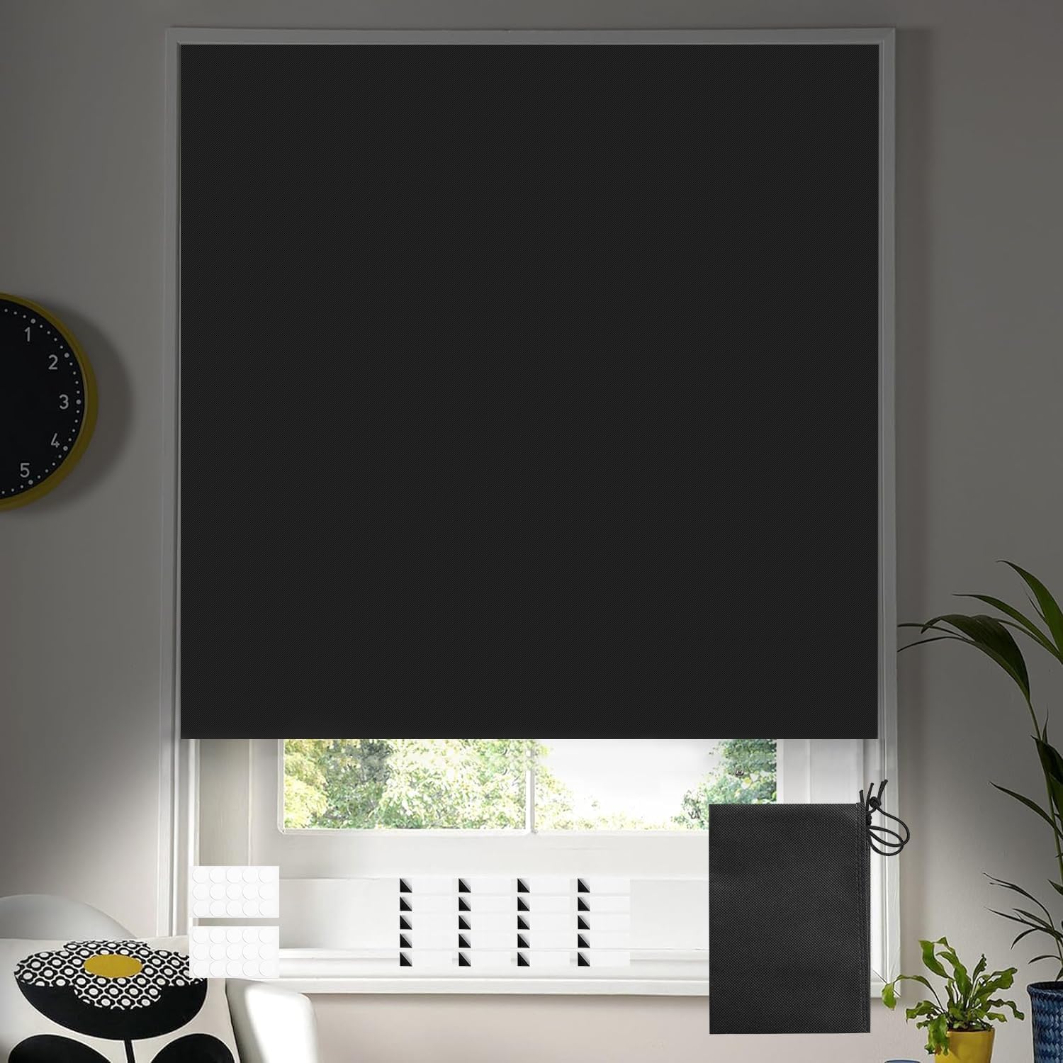 Gopnaty Blackout Blinds, Portable Blackout Blinds, No Drilling Required