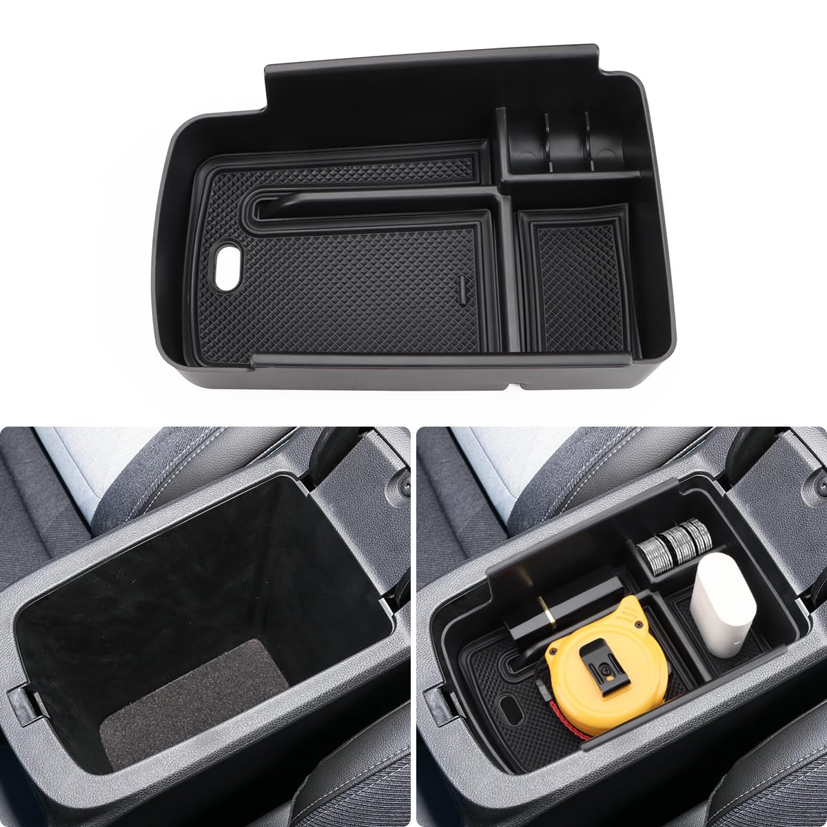 MARCHFA Center Console Organizer Tray Compatible for 2024 2025 Chevy Trax Accessories for 2024 Buick Encore Envista Armrest Tray Organizer Insert Storage Box