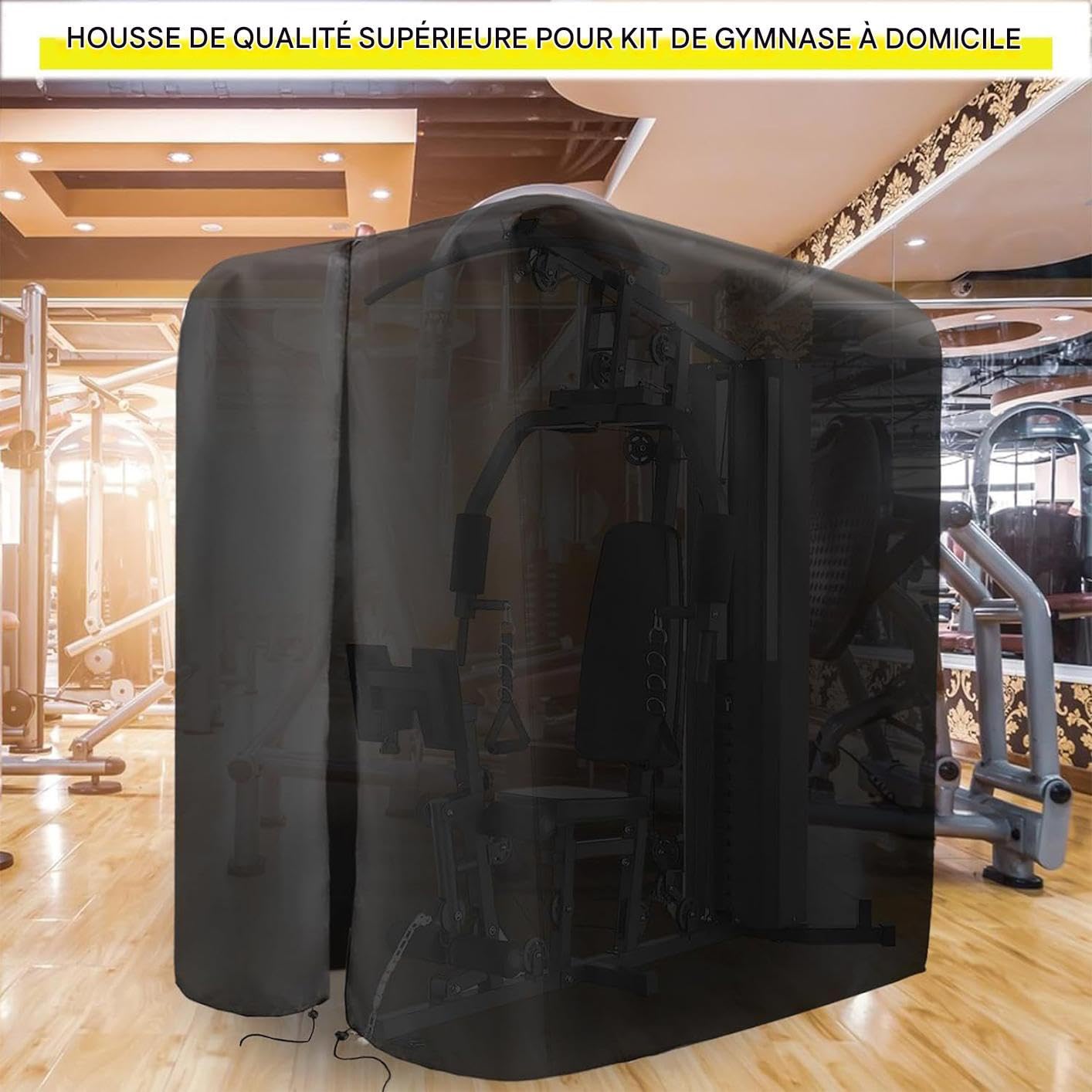 Copertura Protettiva per Set Palestra Domestica Allenamento Oxford 420D | Copertura Protettiva Per Attrezzi Fitness Protezione Per Allenamento Indoor Outdoor E Uso Commerciale