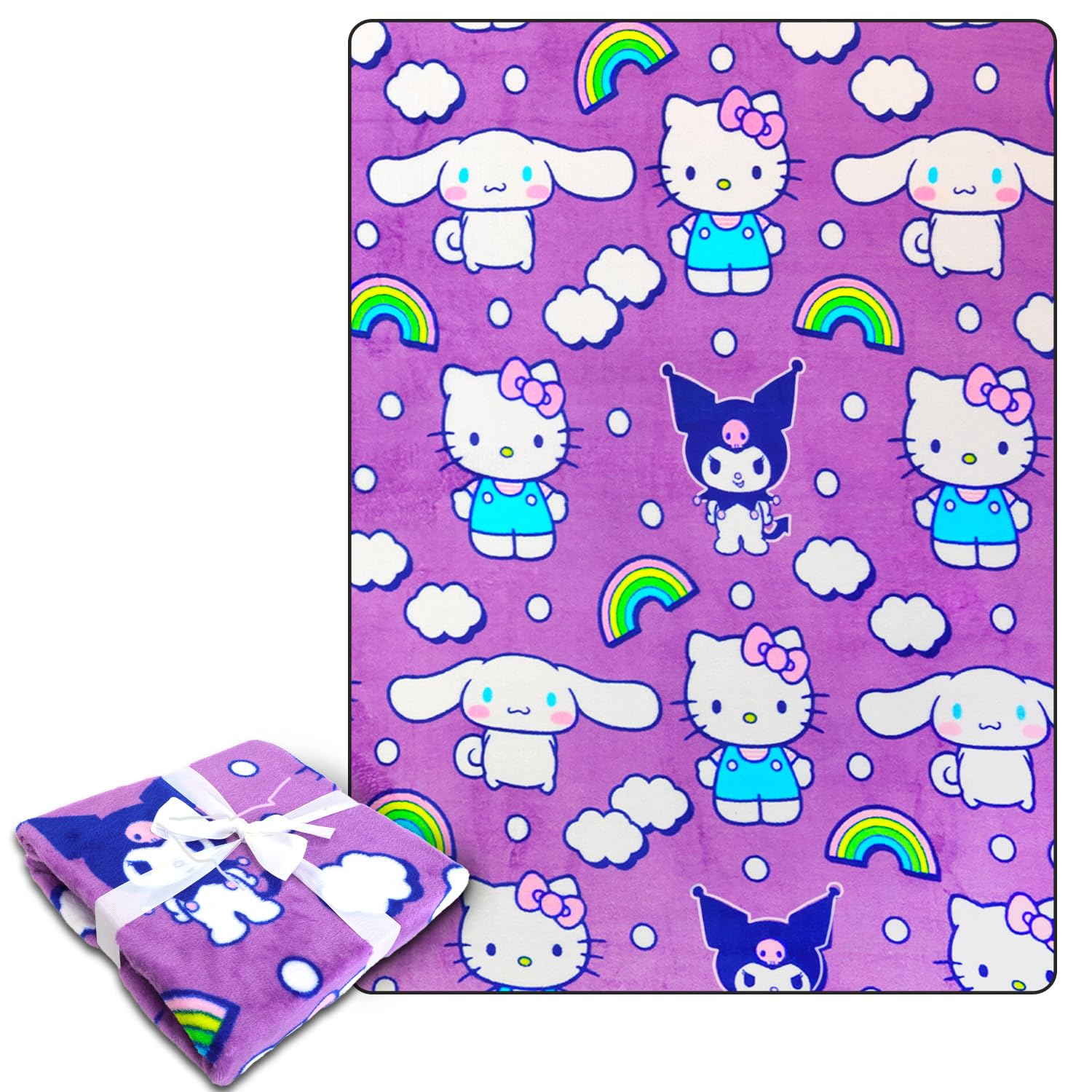Amazon.com: SANRIO Hello Kitty and Friends Fleece Blanket and Tote