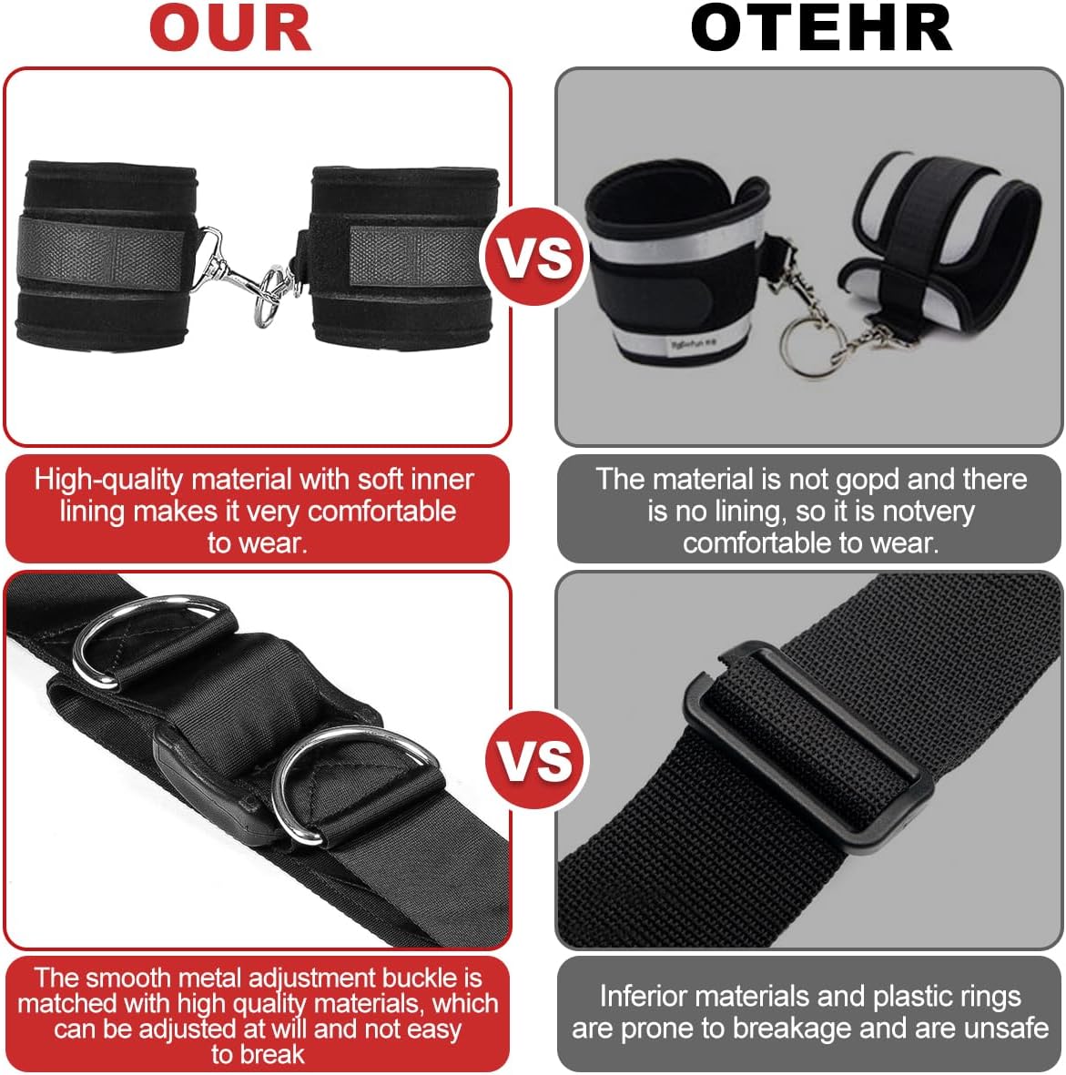 Sex Straps Door Sex Swing, Sex Furniture for Bedroom with Adjustable Spreader Straps, The Door Swing for Adults Sex Straps for Adult Sex Sling Heavy Duty Frequent Flyer Door Mount Swing