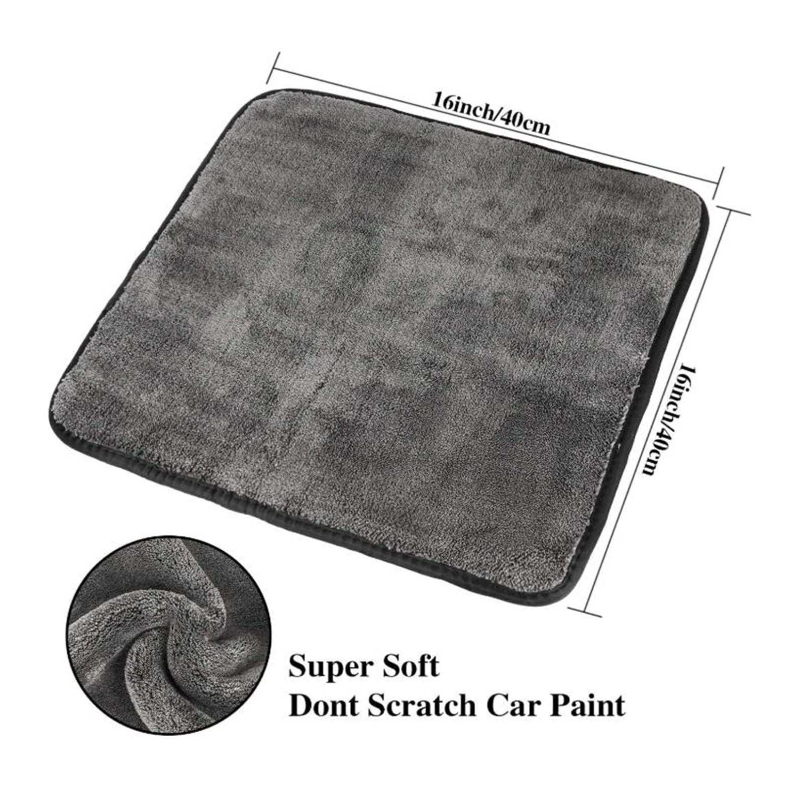 Paño para automóvil Toalla de lavado y secado Limpieza de automóviles para herramientas Suministros Accesorios de ropa Detalles Microfibra Productos para el cuidado del automóvil Limpieza interior u