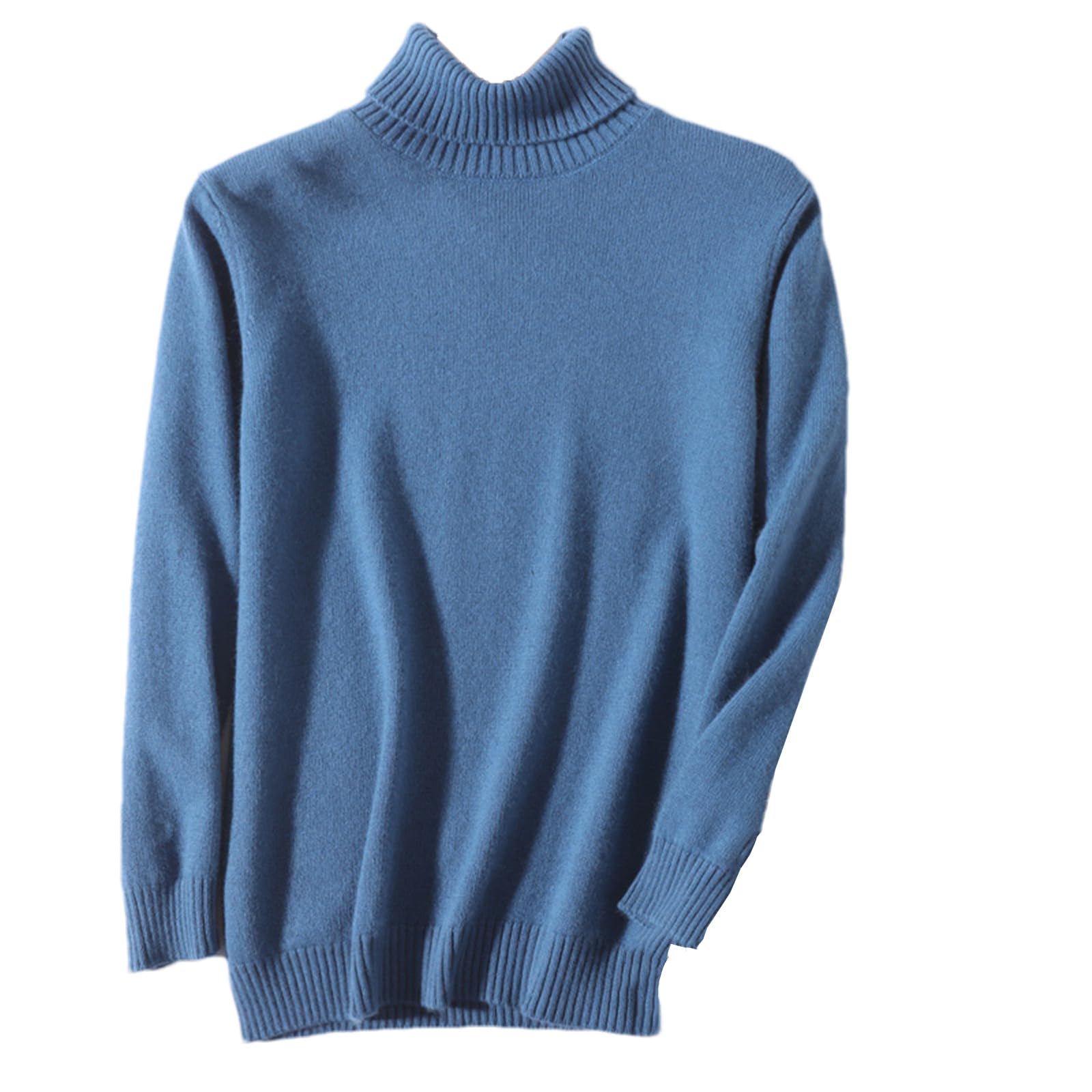 Caldo Maglione A Collo Alto in Cashmere da Uomo Pullover Lavorato A Maglia Autunno Inverno