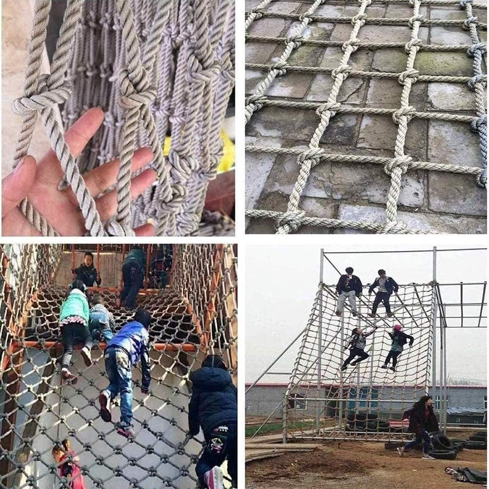 XHP Indoor Outdoor Climbing Rope Net Climbing Net Kids Adult Playground Tree Heavy Duty Netting Cargo Net Rope Ladder Stairs Balcony Rope Nets Protection Net (Color : 15cm-14mm, Size : 38m(1026.4ft)) : Toys & Games