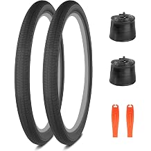 Bike Tire Anti-Slip Tire 26/29 x 2.4 inch Foldable Replacement All Terrain with Inner Tube Levers for BMX Mountain Cruiser Bicycle