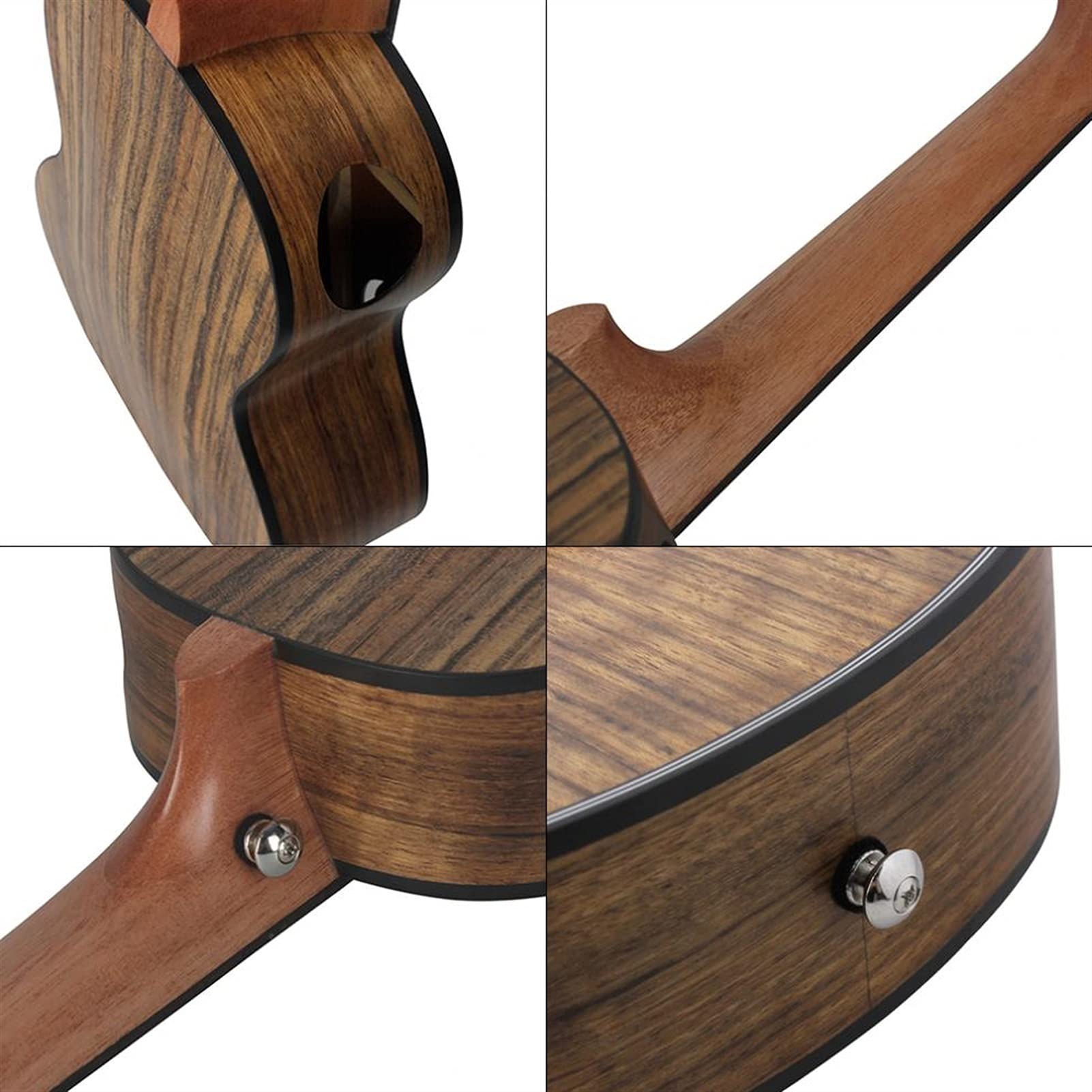 Ukulele koncertowe Początkujący Ukulele Ukulele 23/26 cale18 Fret Cztery Struny Saxophone Beginner Ukulele Guitar Koncert Tenor Ukulele Walnut Wood Hawaje Gitara (Size : 26 inches)