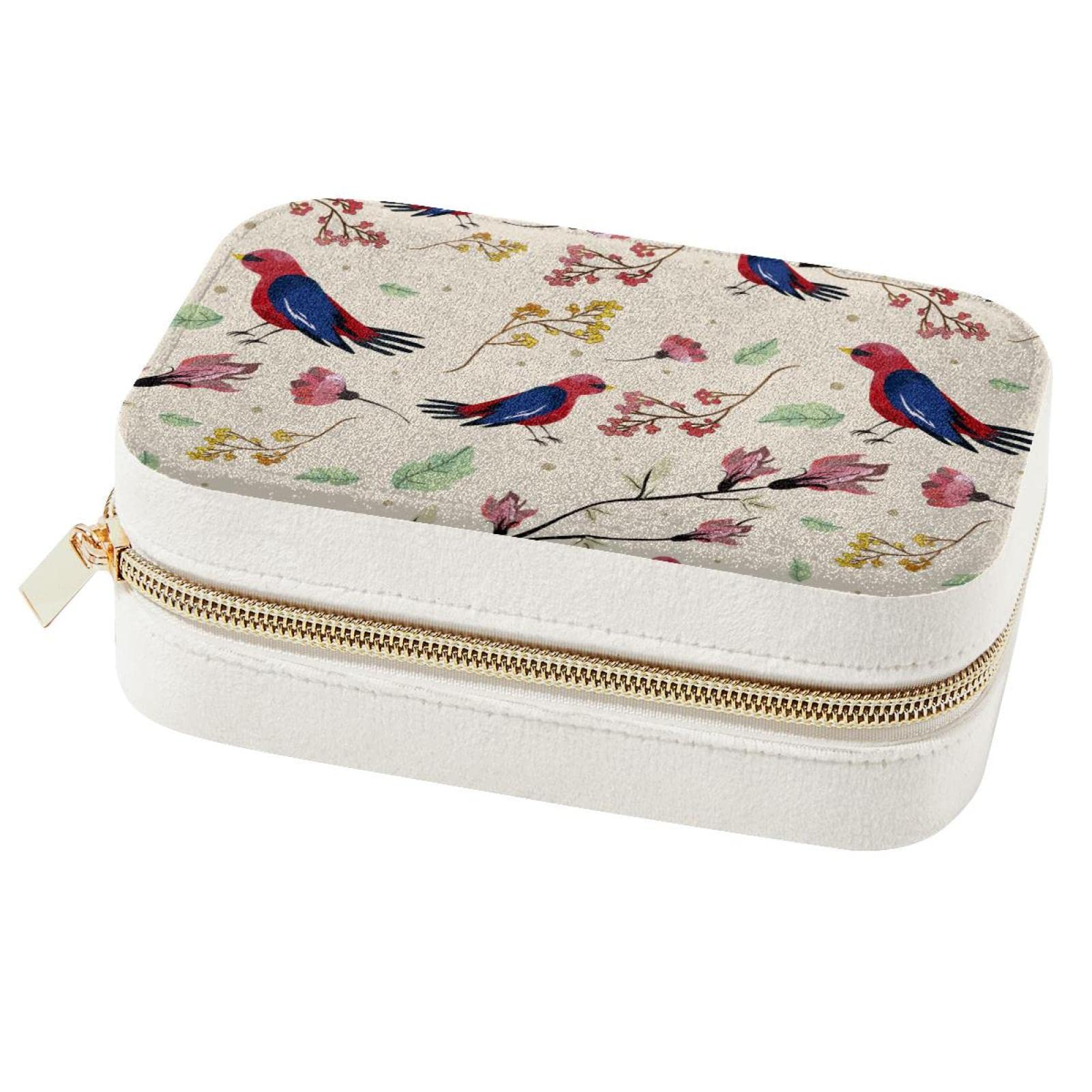 Boîte à bijoux oiseau en fleurs, le cadeau de demoiselle d'honneur