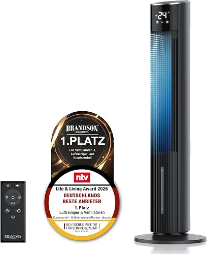 Brandson Turmventilator mit Wasserkühlung ECO GREEN (WiFi)