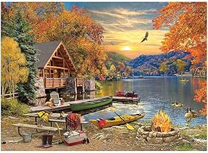 Buy Cobble Hill 1000 Piece Puzzle - Amsterdam Canal - Sample Poster - View #8