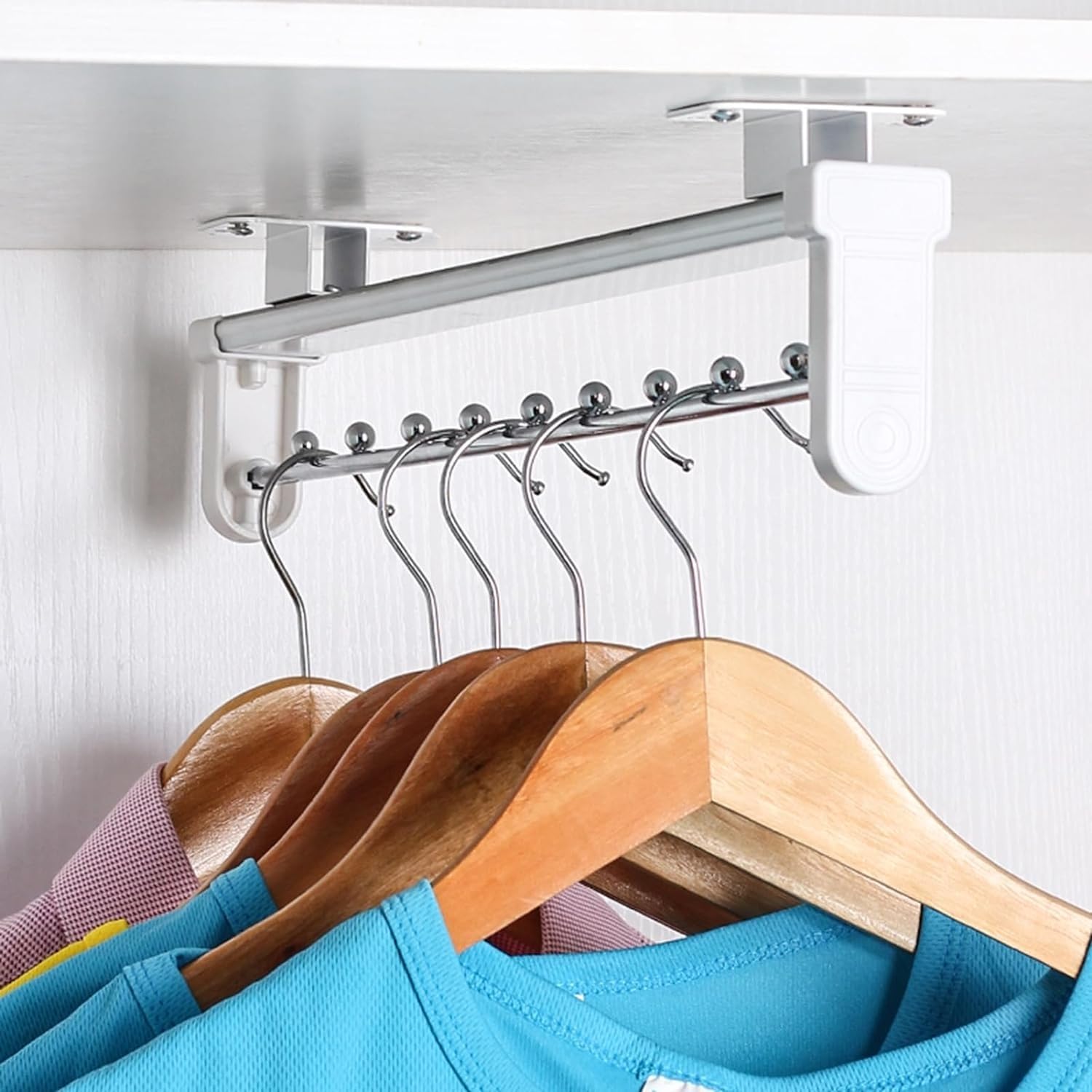 Tige de cintre à linge pour pantalon évitant les plis et le désordre