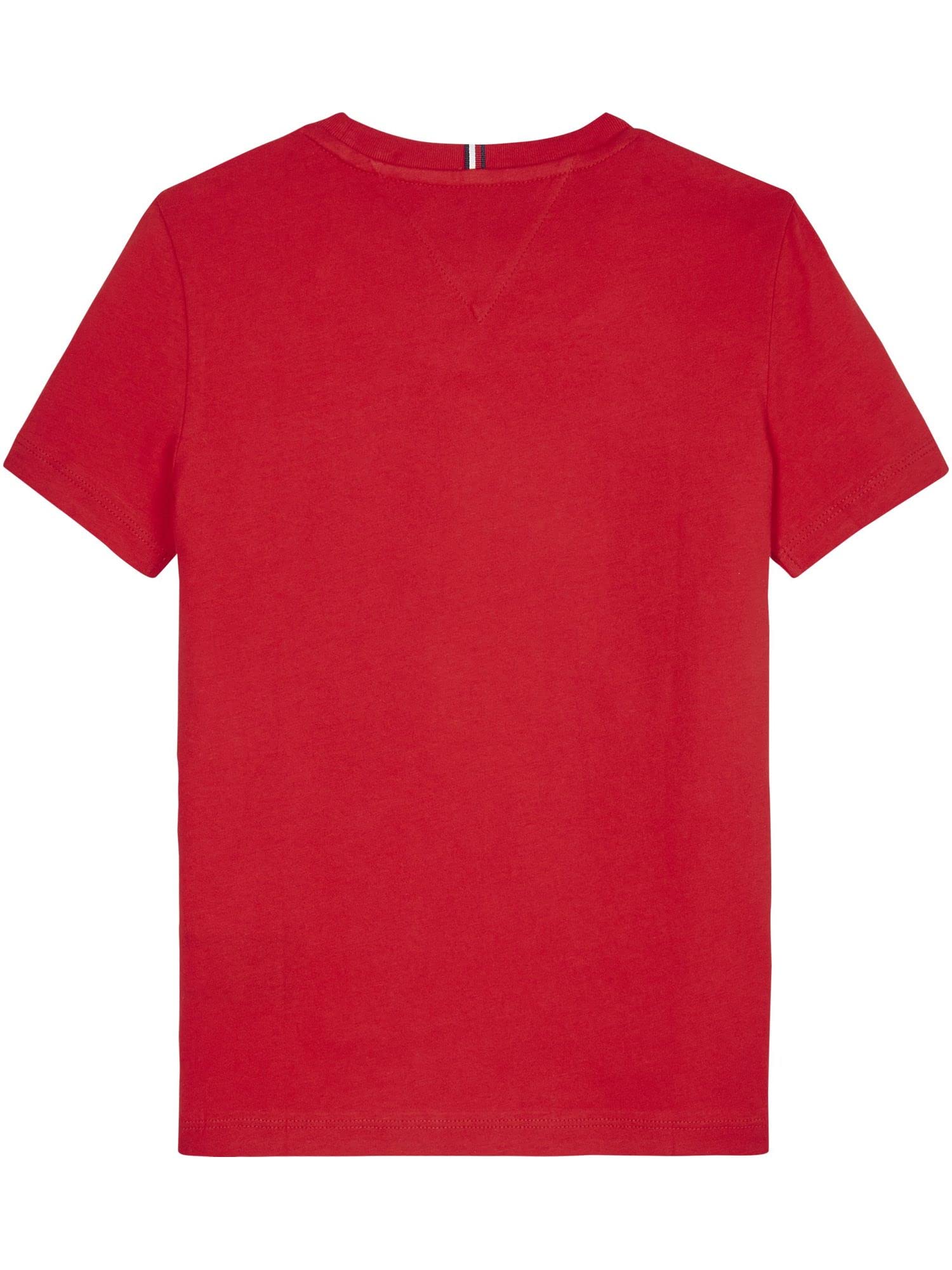 Tommy Hilfiger Koszulki dziecięce z krótkim rękawem, Czerwony (Deep Crimson), 4 lat