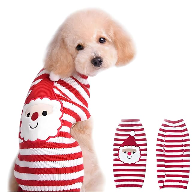NACOCO Suéter de Papá Noel para Mascotas, suéter para Perro
