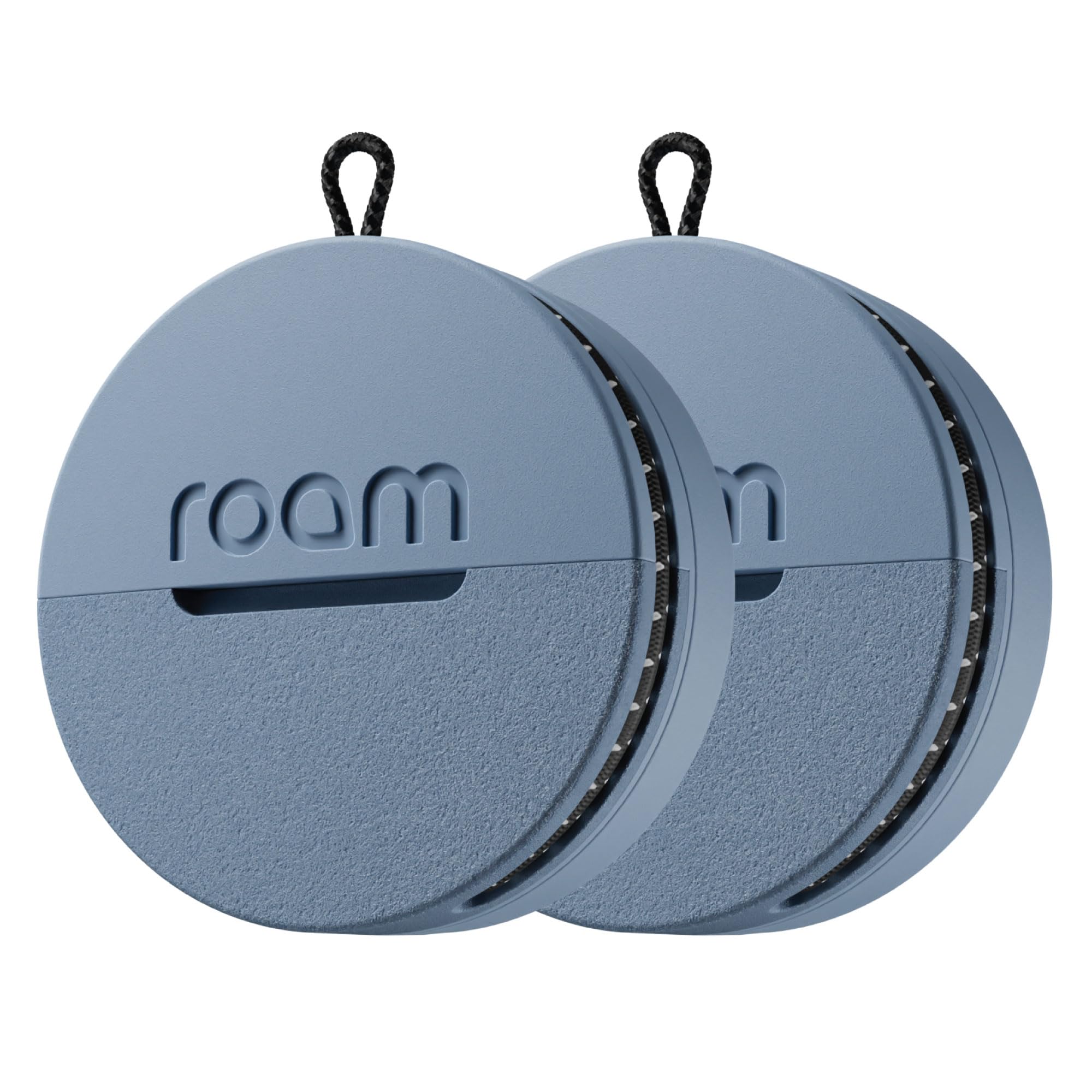 Roam Smart Tracker, Fonctionne avec Android et iPhone, suit vos clés, sacs, vélos, et plus encore. Batterie remplaçable d'un an, résistante à l'eau et à la poussière, sangle intégrée et cordon de clé