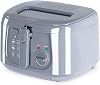 LIVIVO 2.5L Deep Fat Fryer – Electric Chip Fryer with Non-Stick Coating, Viewing Window, Built in Odour Filter and Removable Lid for Easy Cleaning – Compact Deep Fat Fryers Easy Clean - Grtey