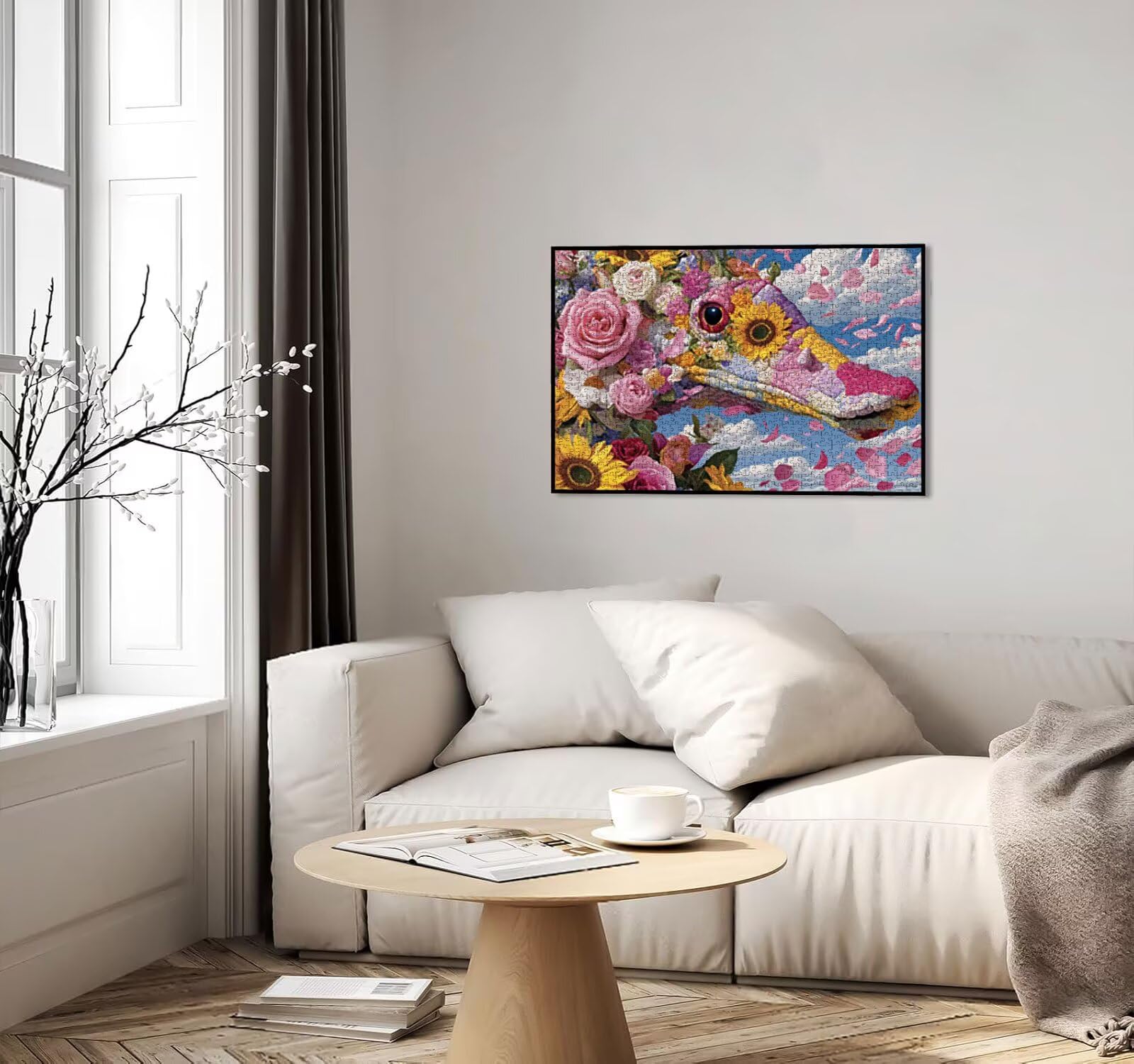 Puzzle 4000 elementów, abstrakcyjne puzzle konik morski dla dorosłych, gra edukacyjna, puzzle dla dorosłych, zabawne, wymagające zajęcia rodzinne, dekoracja ścienna, prezenty R1KH-95