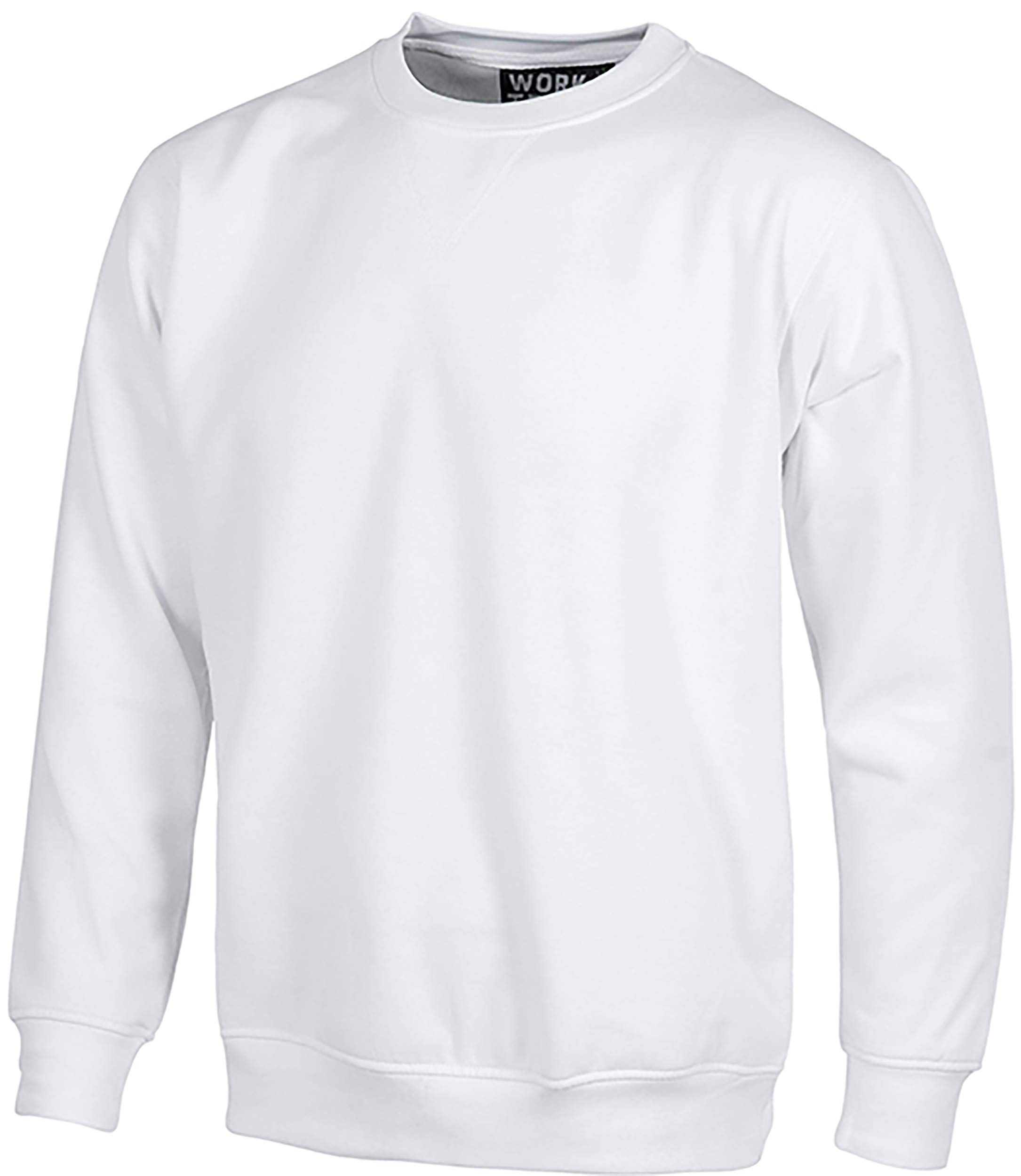 WORKTEAM Sudadera Cuello Redondo con Costura Reforzada en Cuello (280 g/m2), Puños y Cintura Elásticos, Ideal Trabajo, Tiempo Libre.. Unisex