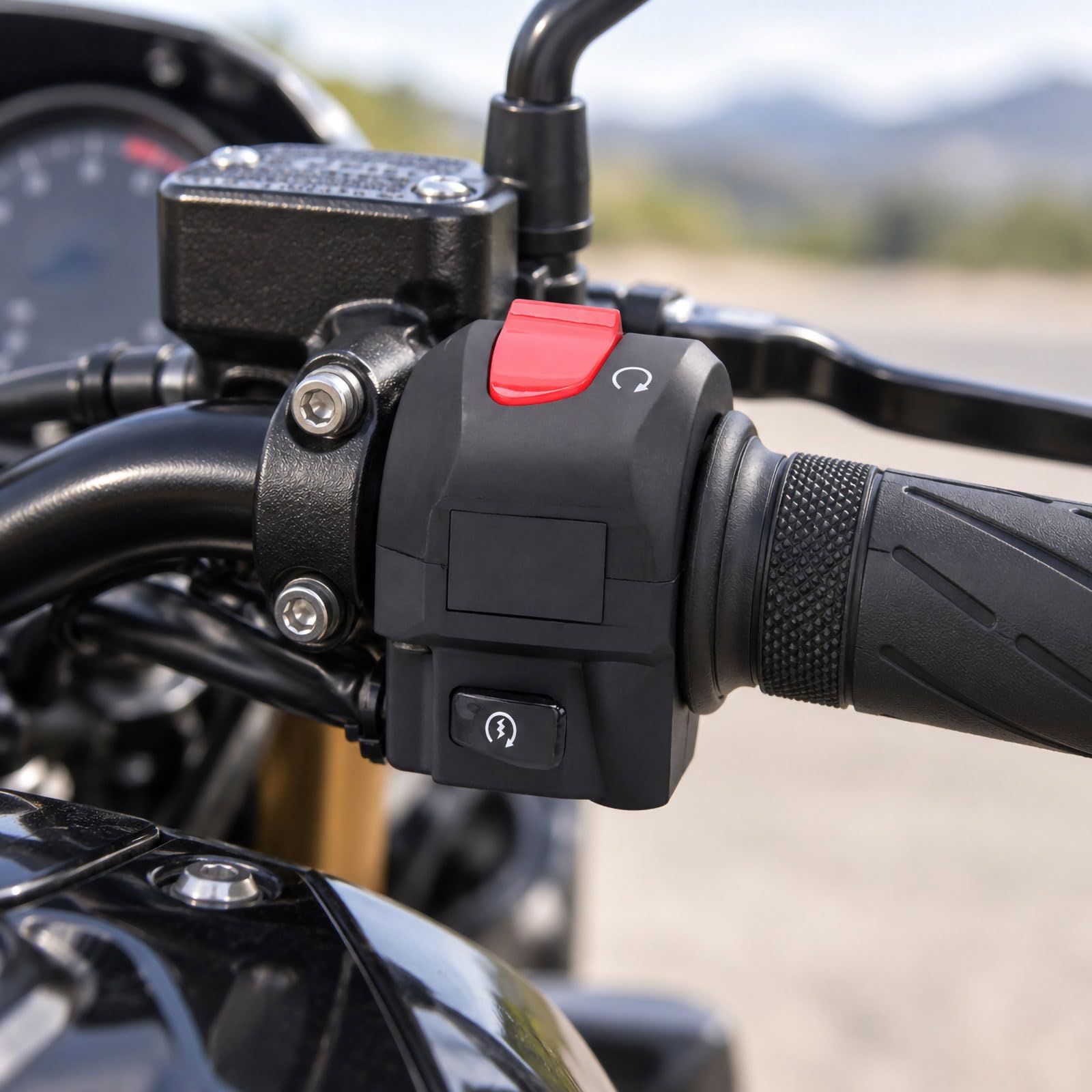 Conjunto de interruptores de botón Start Kills Stop con