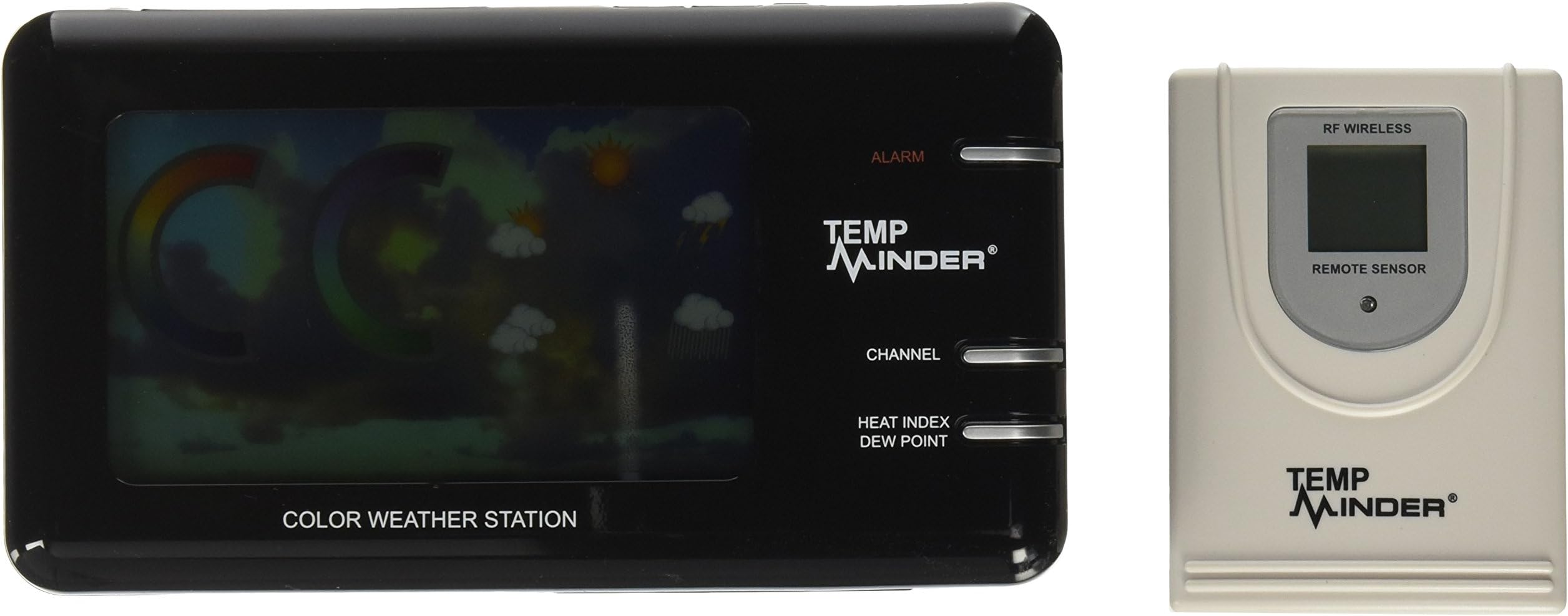 Temp Minder MRI-177AN Full-Color Weather Station with Barometer