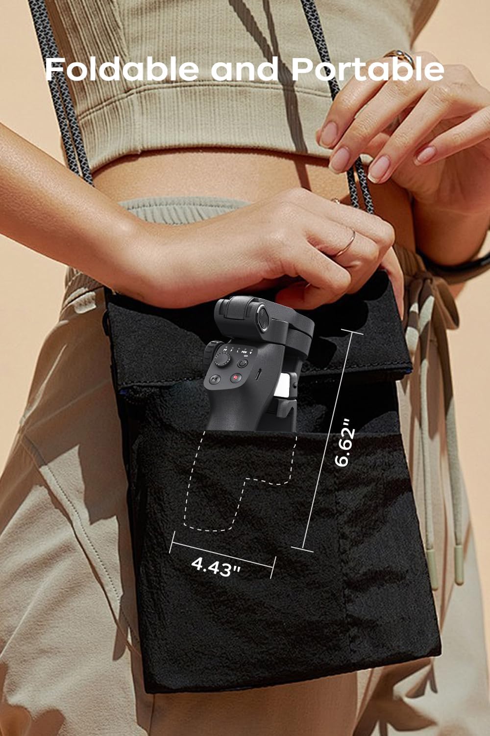 FUNSNAP CM8 Gimbal Stabilizer for iPhone Android with AI Tracker, 3-Axis Phone Gimbal with Remote Control Portable Foldable, Phone Stabilizer for Video Recording for Tiktok YouTube Vlog