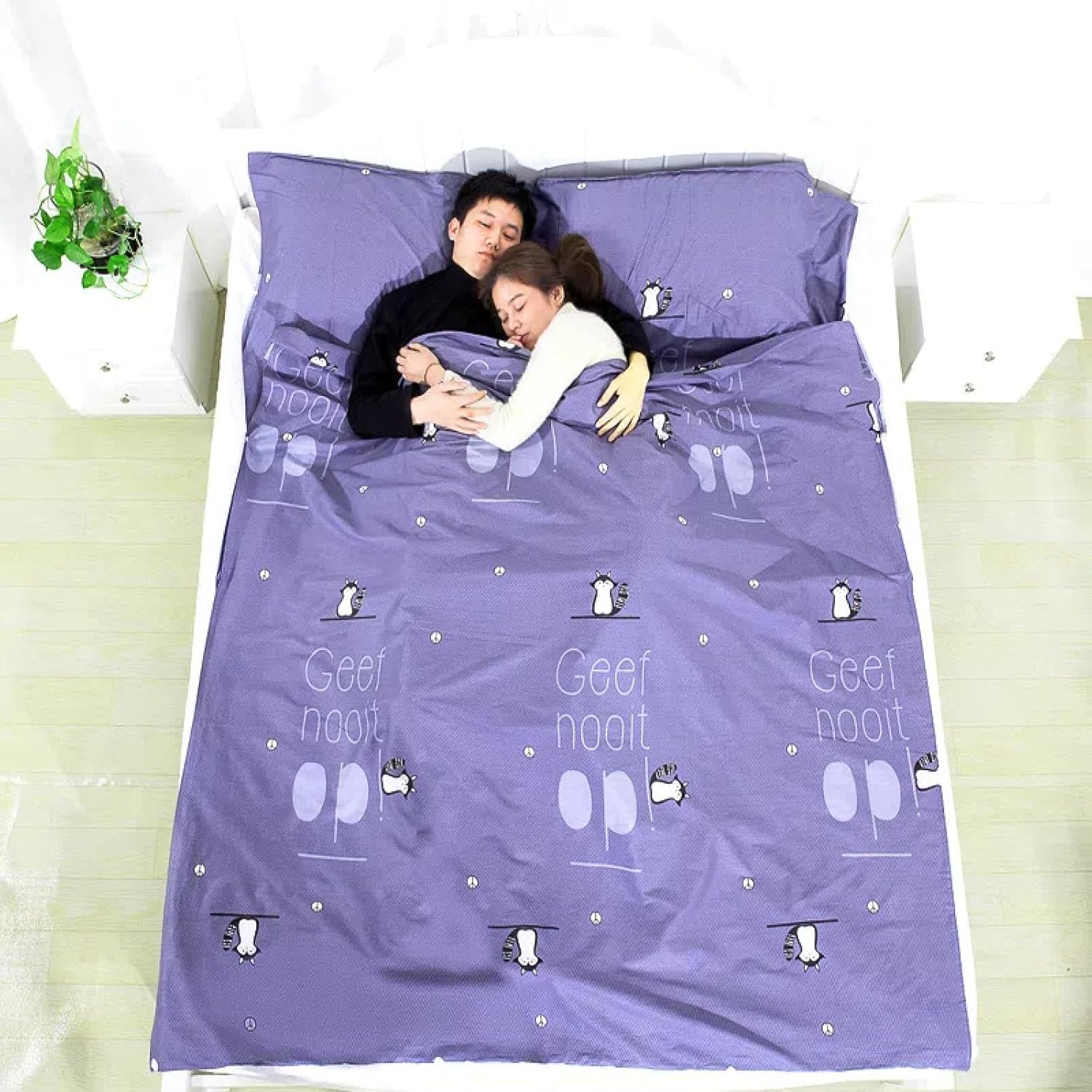 Cotton camping sleeping bag envelope type spring, summer and autumn hotel dirty sleeping bag liner portable, (80-200)*210, Komatsu Rat 180cm