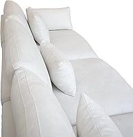 Vista 8 de 154" Modular Sectional Sofa Cloud Couch,Oversized Linen V-Shaped Sectional Sofa with Deep Seat, U-Shape 6-Seater Couch with Ottoman for Living Room