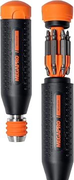 MEGAPRO 14-in-1 MegaLOKTM Multi-Bit Screwdriver | Quick-change Chuck | ANSI Compatible bits can be used in your impact driver |