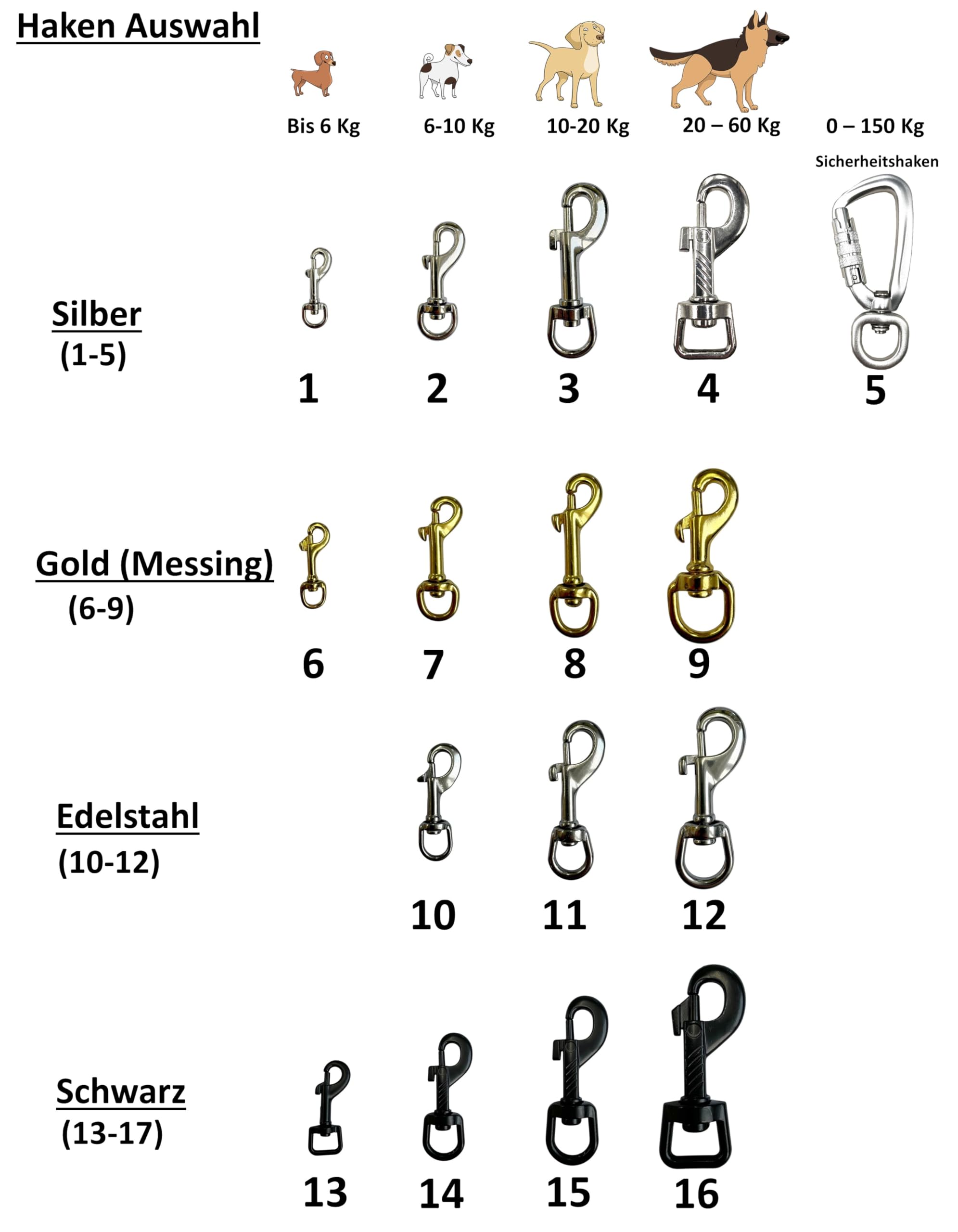 Hundeleine Biothane – Schleppleine, Übungsleine 1m bis 20m für kleine, mittlere und große Hunde – mit und ohne Handschlaufe, mit und ohne Ruckdämpfer - 5