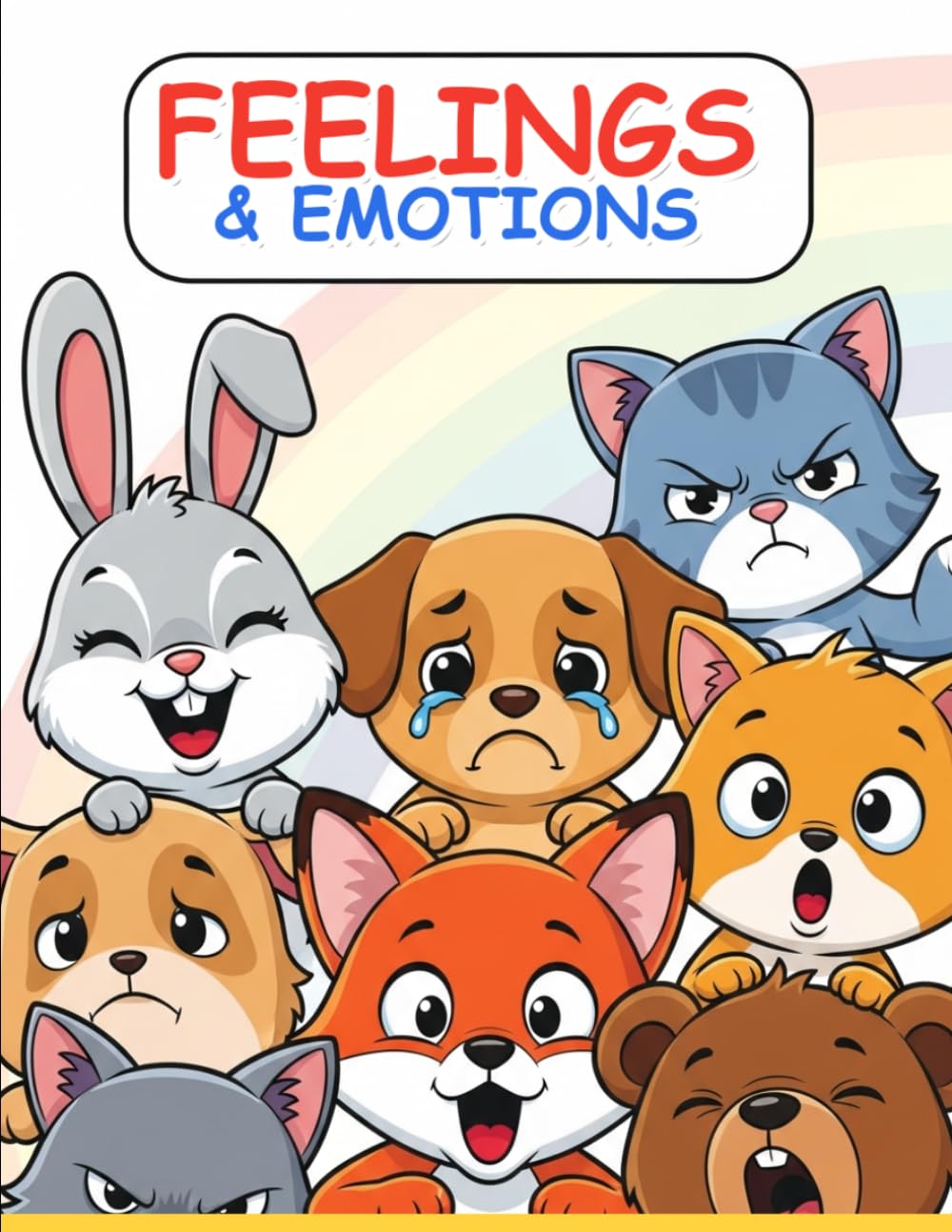 Feelings and Emotions Coloring Book for Kids: 24 Fun Pages to Learn Emotions and Feelings for Ages 3-8