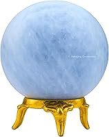 Vista 63 de Amazing Gemstone Bola de cristal de cuarzo transparente con soporte, bolas de meditación de esfera de cristal de 1.5 pulgadas para brujería y bolas