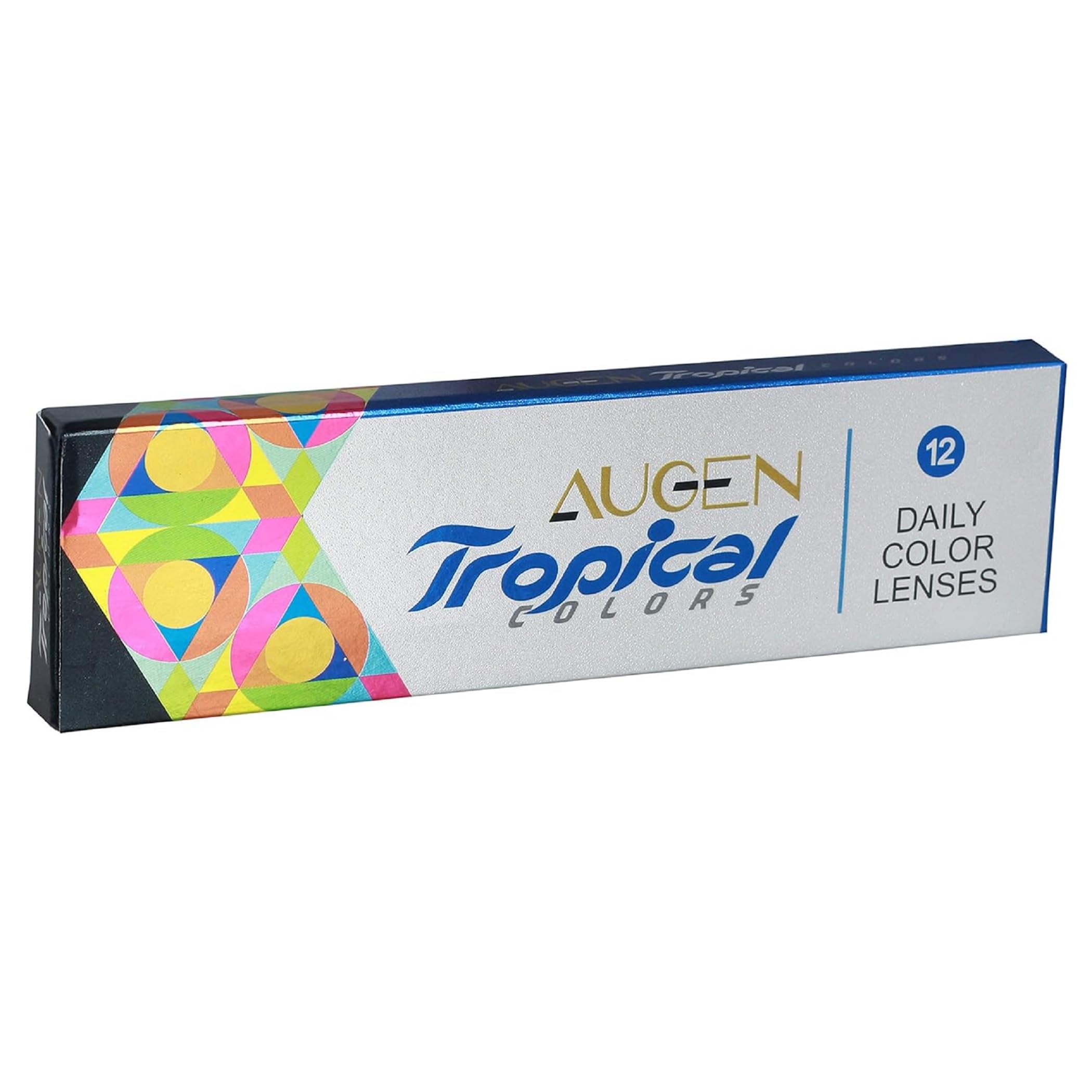 Tropical Colors Daily Disposable Zero Power Colored Lenses (12 Lens/Pack) (F Green)