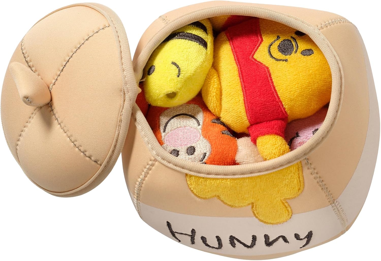 Lambs & Ivy Disney Baby Winnie The Pooh Honey Pot Terry/Neoprene Bath Toy Set