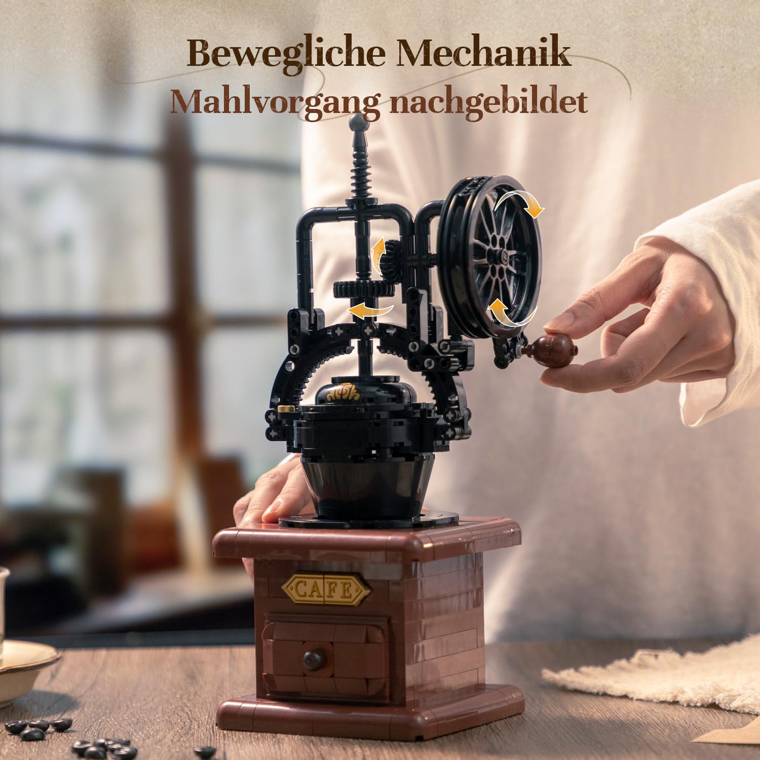 PANTASY Vintage Kaffeemühle Klemmbausteine Set