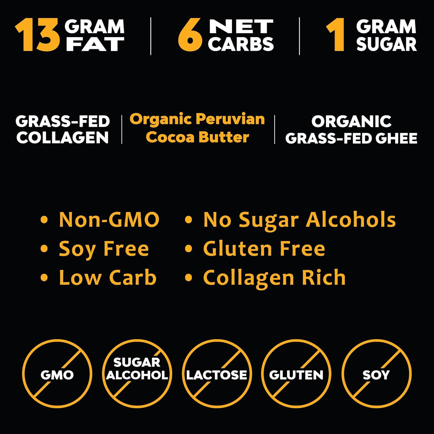 MariGold Keto Fat Bombs Snacks - Peanut Butter - Low Carb, Collagen Rich, Organic Peanut Protein, Organic Peanut Butter + Almonds Slivers, Gluten-Free, Non-GMO (3 bags, 5 Servings each)