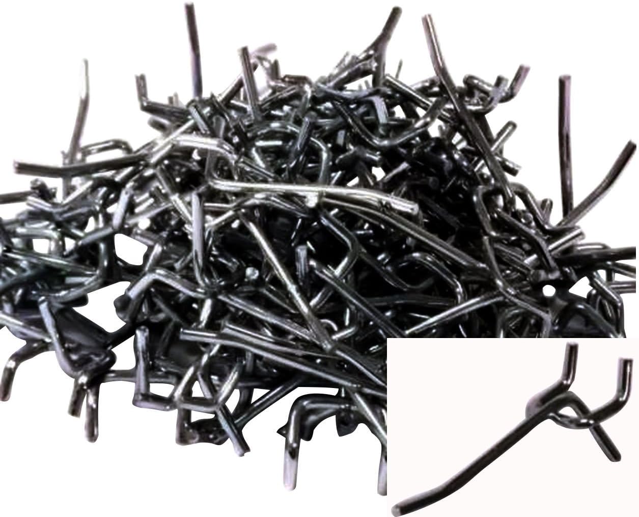 Online Best Service 100 PCS PEG Board Pegboard Shelving Hooks 2" Length, Fit 1/4" or 1/8" Pegboard for Tools, Crafts Peg Boards and More, Wholesale Lot PEG Hooks