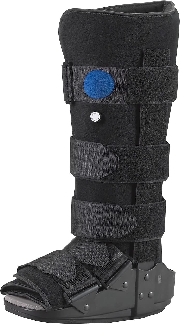 Pneumatic High Profile Walker, Black, X-Large