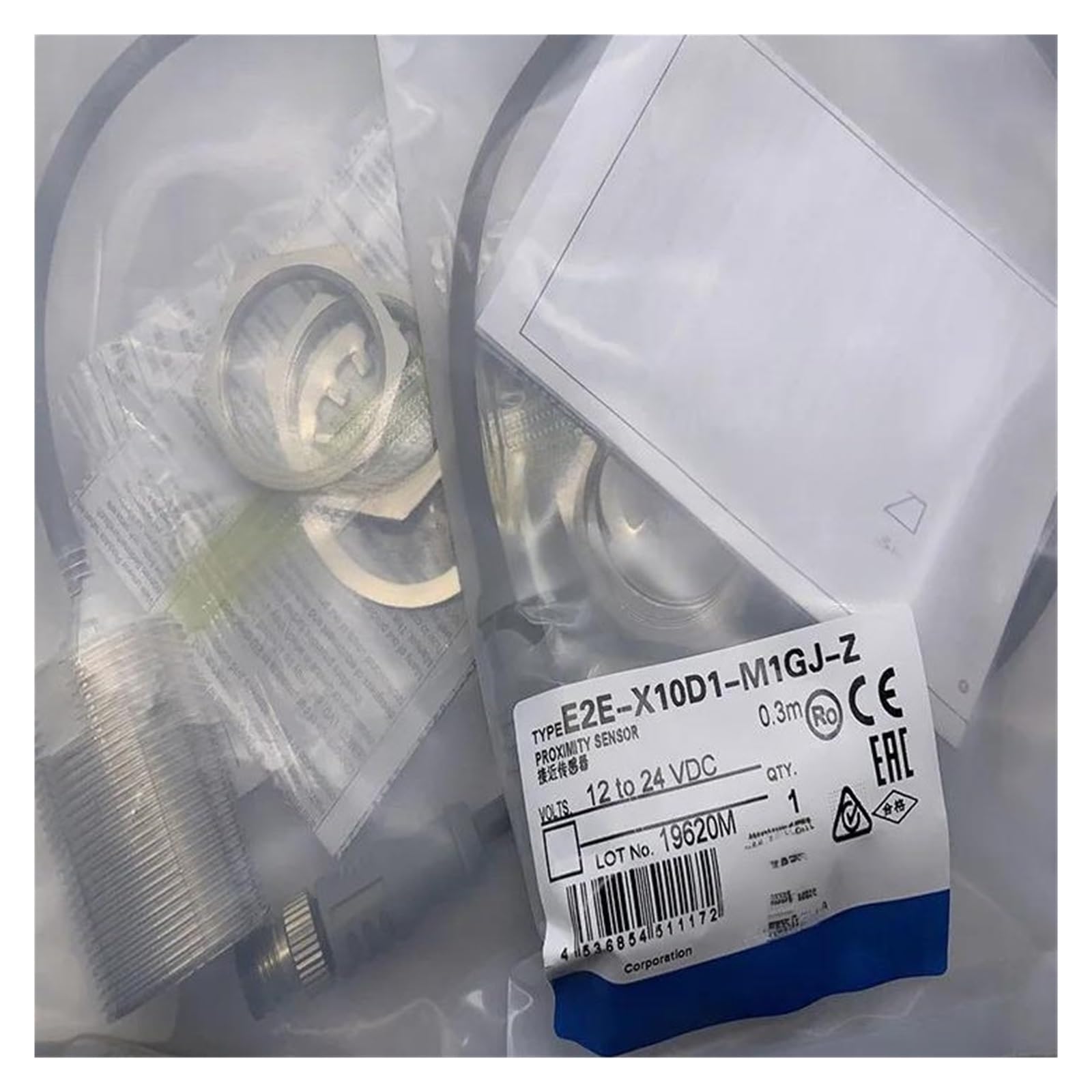 NACODLUL 1pcs E2E-X22B1T30-M1 E2E-X9B2L12-M1 E2E-X9C2L12-M1 E2E-X10D1-M1GJ-Z E2E-X10D2-M1GJ E2E-X10D1-M1GJ sensor(E2E-X10D2-M1GJ)
