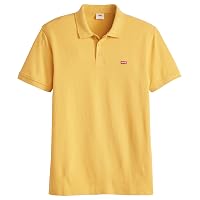 Levi's Polo Uomo Housemark Logo Chesthit, ocra