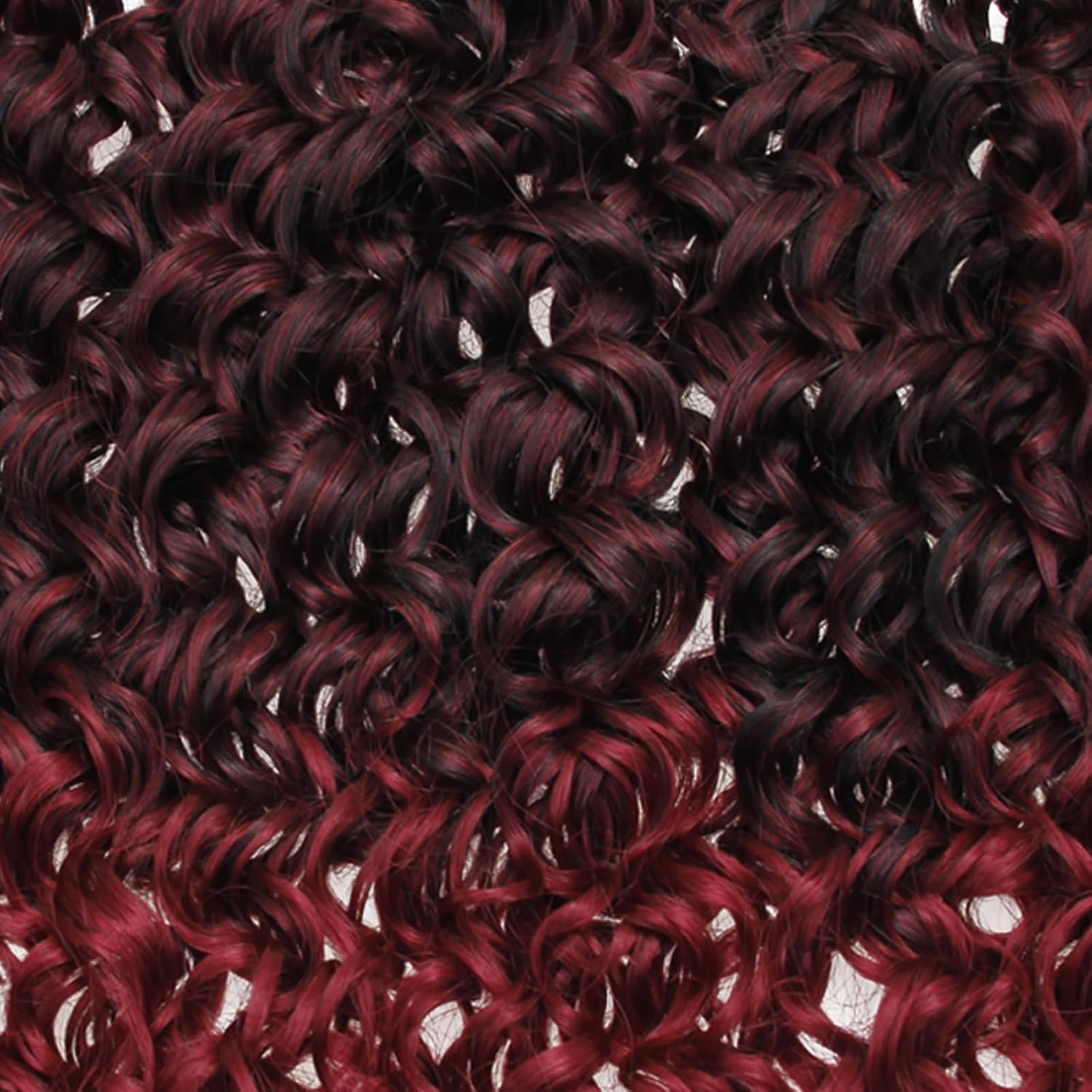 YXCHERISHAIR 8 Packs Curly Crochet Hair 14inch GoGo Curl Crochet hair for Women Deep Wave Braiding hair,Synthetic Bohemian Crochet Braid Water Wave Crochet hair Extensions(1B/BUG, 14inch)