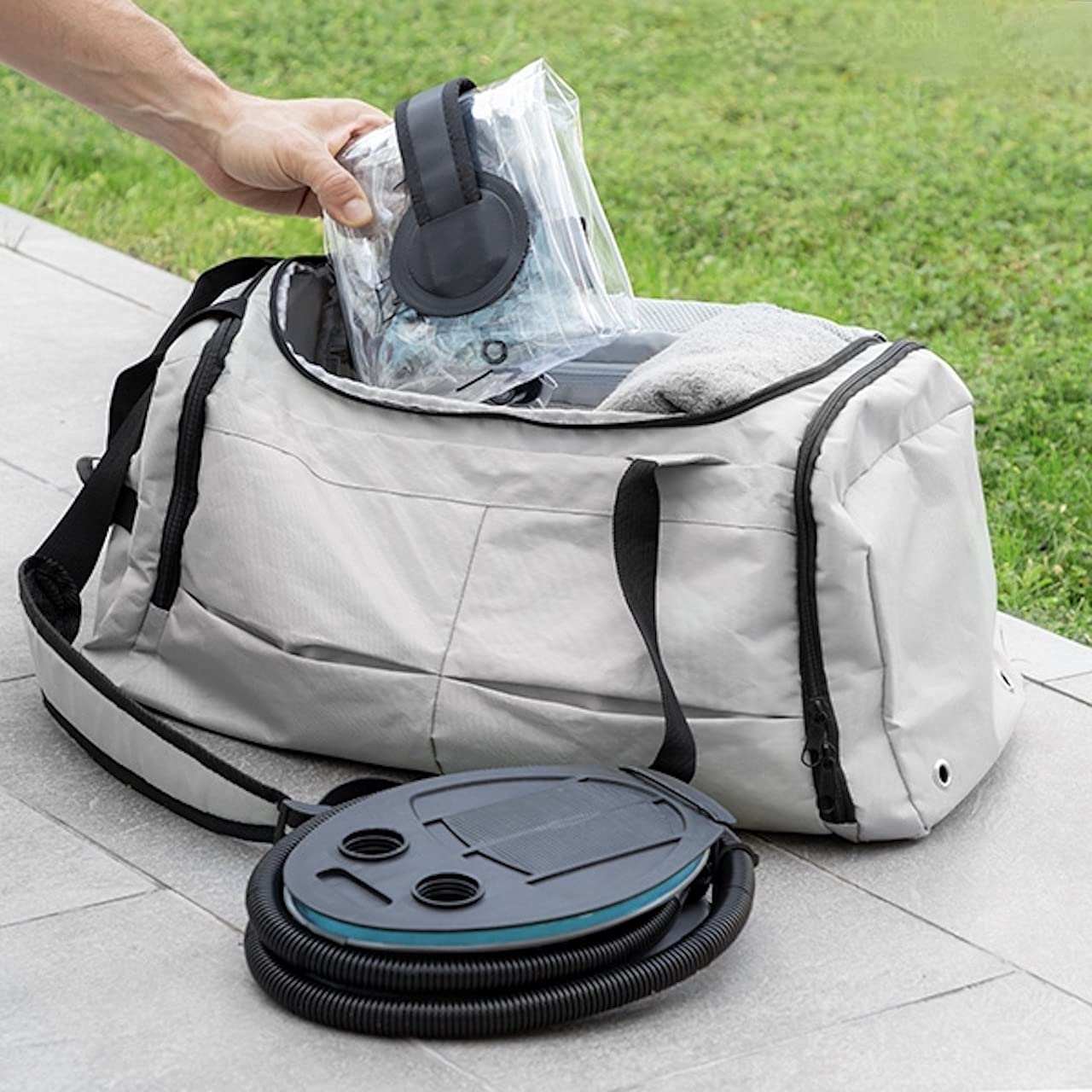 Fitness-Sandsack Water Bag 25 Kg Verstellbare Wassertasche Zum Gewichtheben, Sandsack Alternative Bag Benutzt für Kern- Und Gleichgewichtstraining-Gewichtstasche