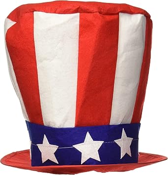 Rubie's Costume Co Men's Uncle Sam Stovepipe Hat