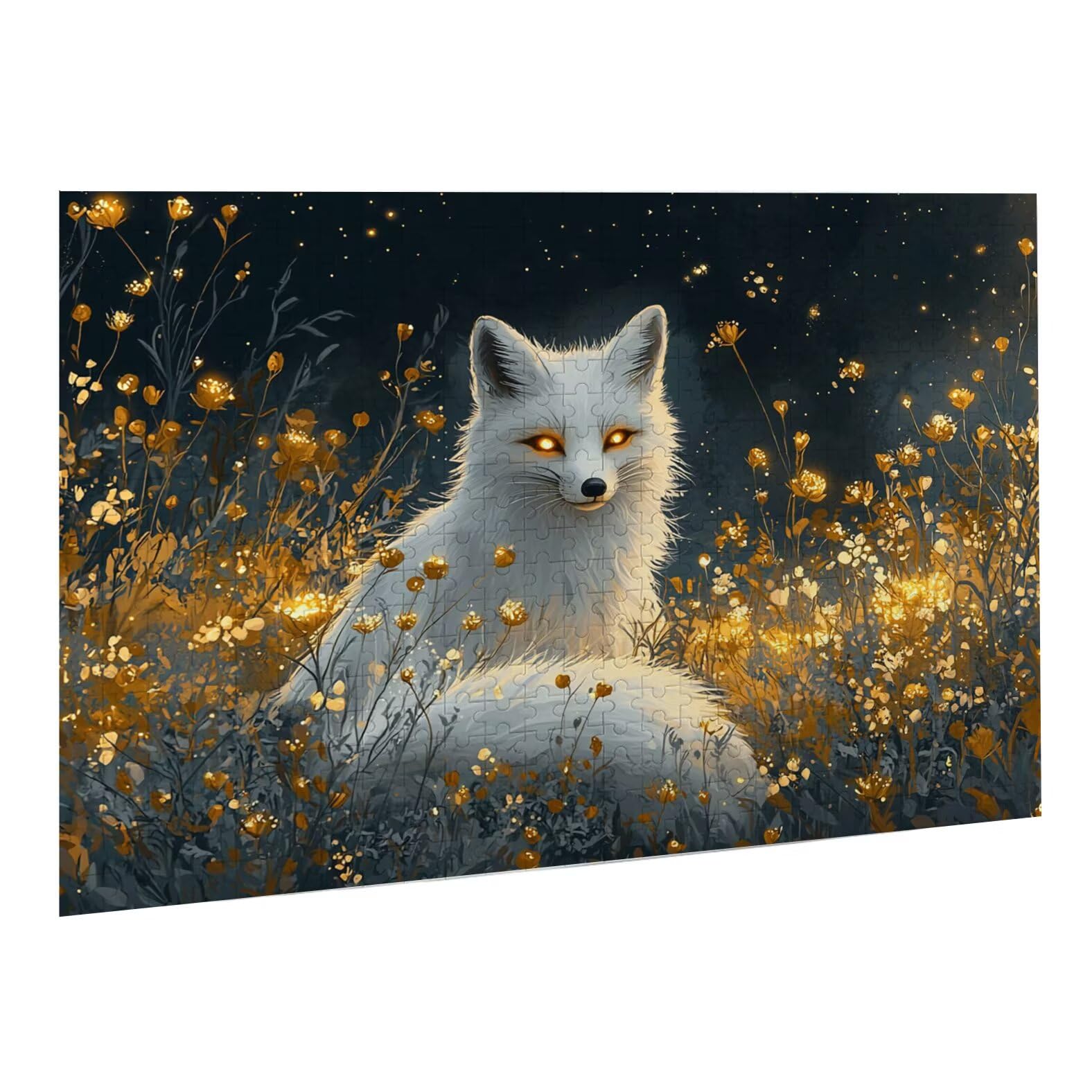 Jigsaw Puzzle, 6000 Pezzi Puzzle Classici, Bianco Puzzle Rilassamento Intelligence, Mpossibile Difficile Puzzles impegnativo per adulti Puzzles per Gioco Familiare, Regalo per Amore Amico Volpe K0F136