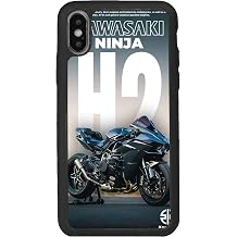 iPhone X / XS Uyumlu Kawasaki Ninja H9 Tasar ml  Premium Silikon K l f, Siyah, Mat,  ok Emici