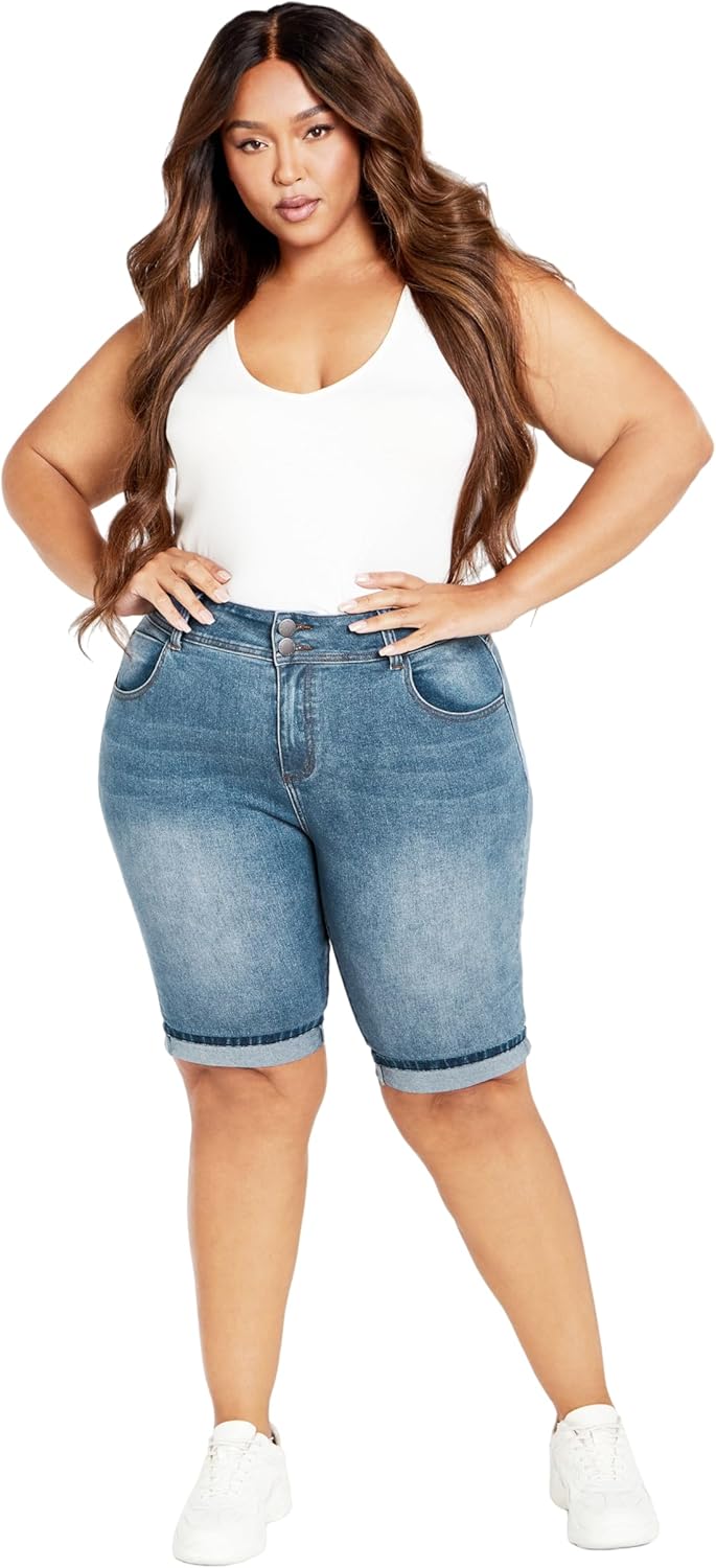 City Chic Women's Plus Size Short - Killer Pins