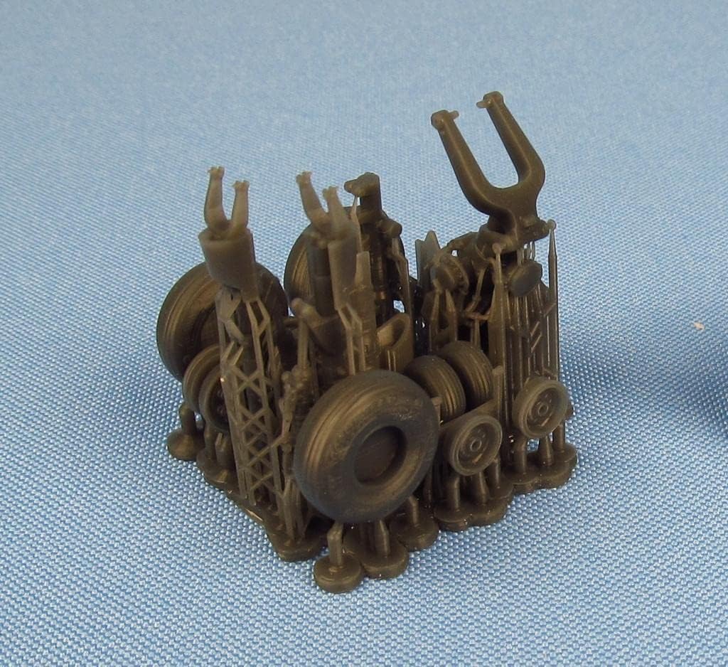 MDR48124-1/48 Harrier GR1/GR3. Landing Gears with Wheels for Scale Model Kinetic