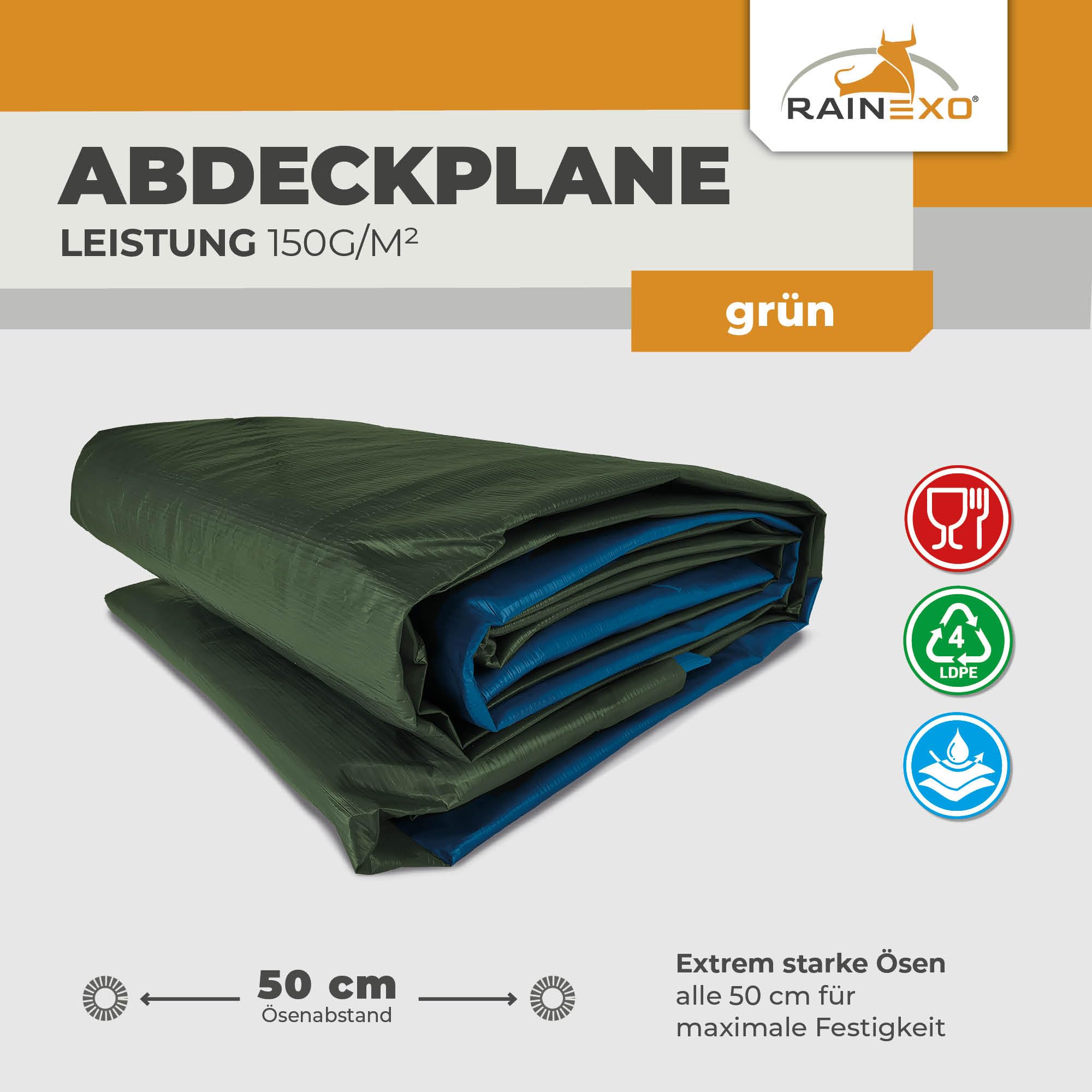 Lona Rainexo, Verde/Azul